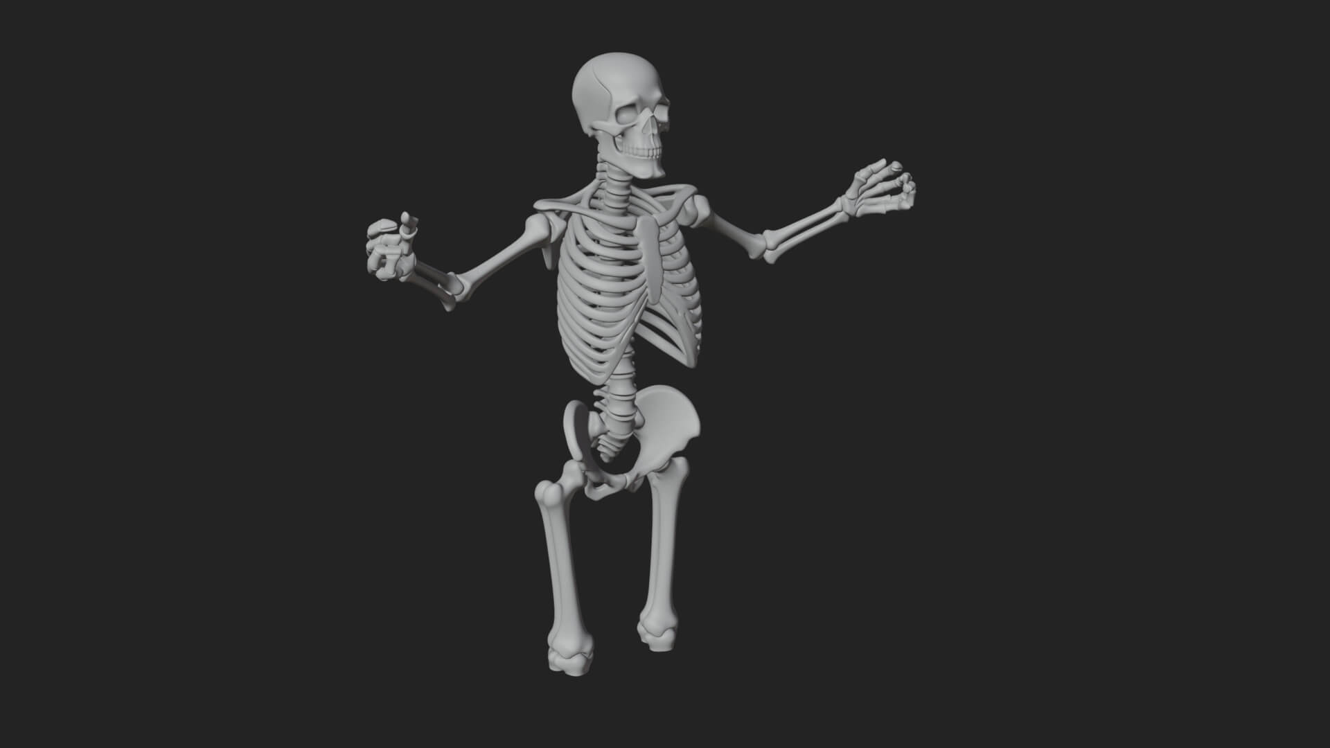 Skeleton Warrior Statue Design 15 3D Print Model 3D Model
