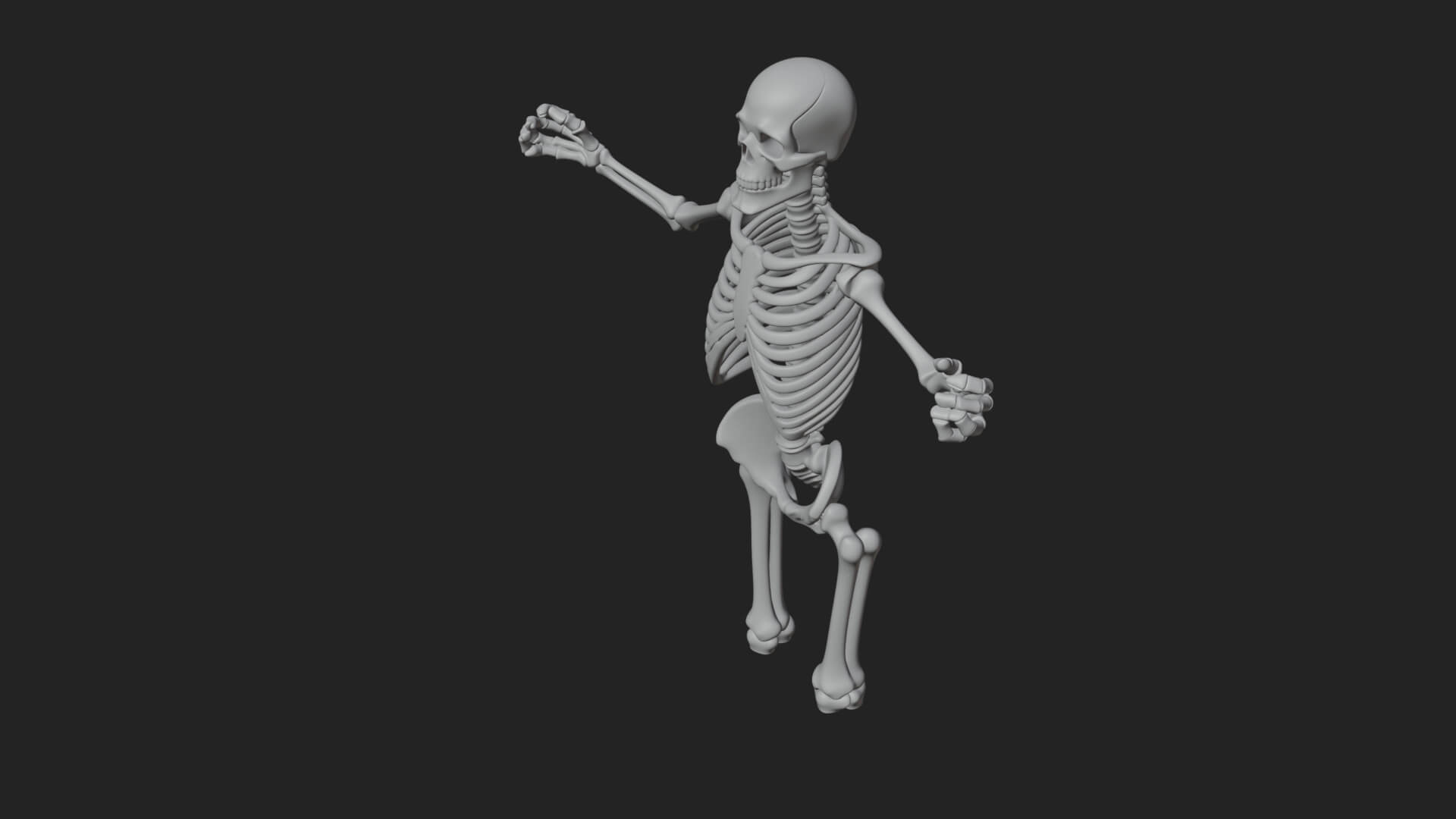 Skeleton Warrior Statue Design 15 3D Print Model 3D Model