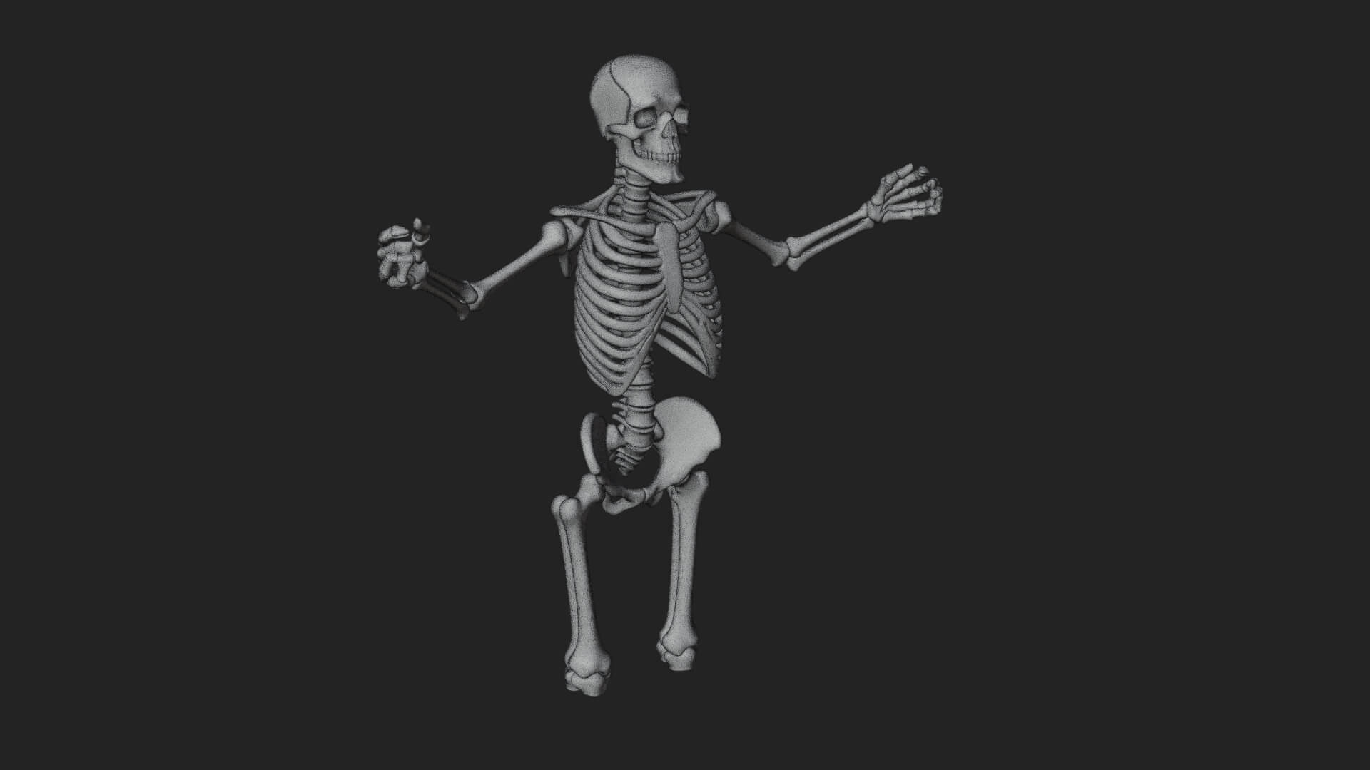Skeleton Warrior Statue Design 15 3D Print Model 3D Model