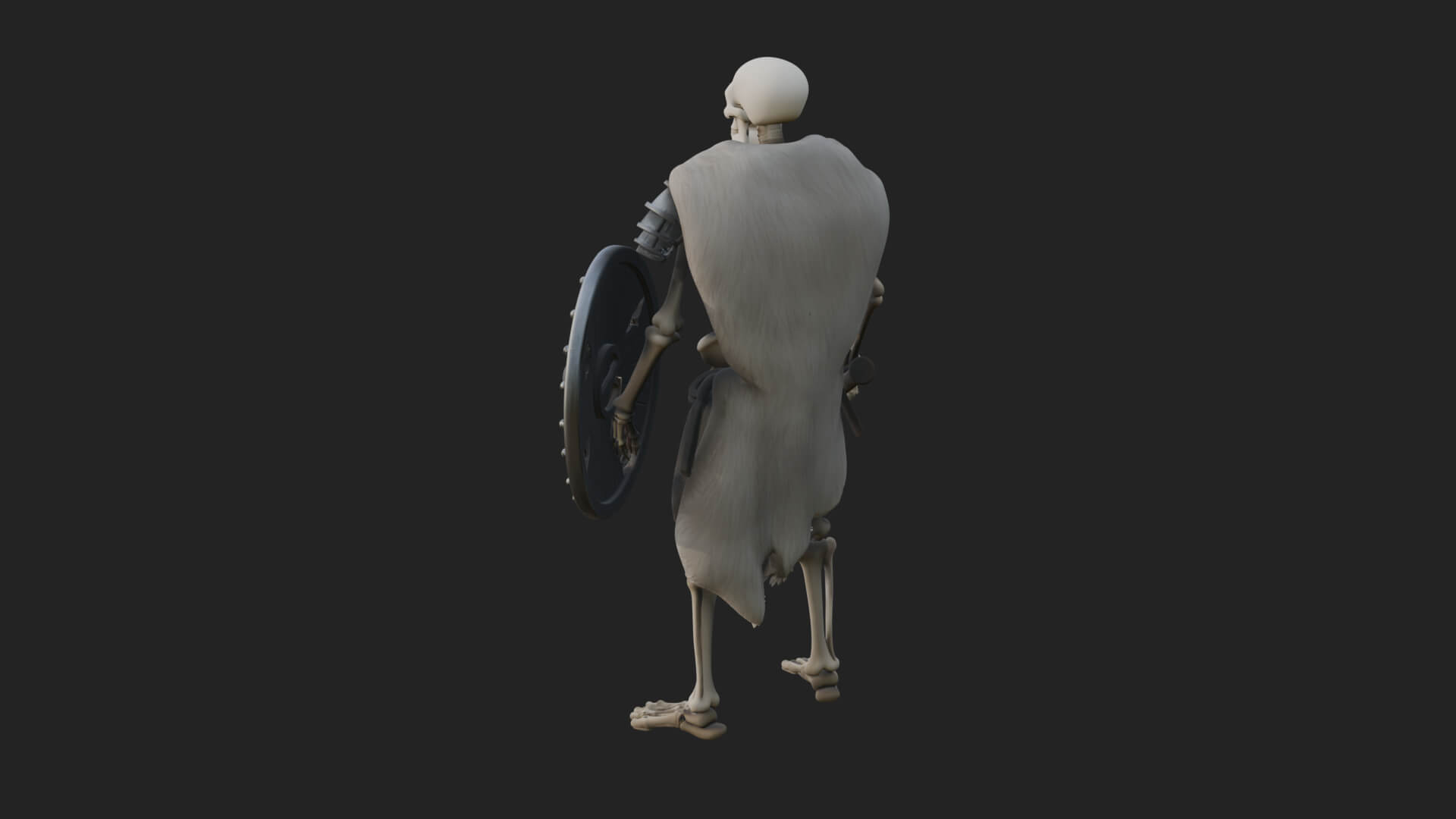 Skeleton Warrior Statue Design 16 3D Print Model 3D Model