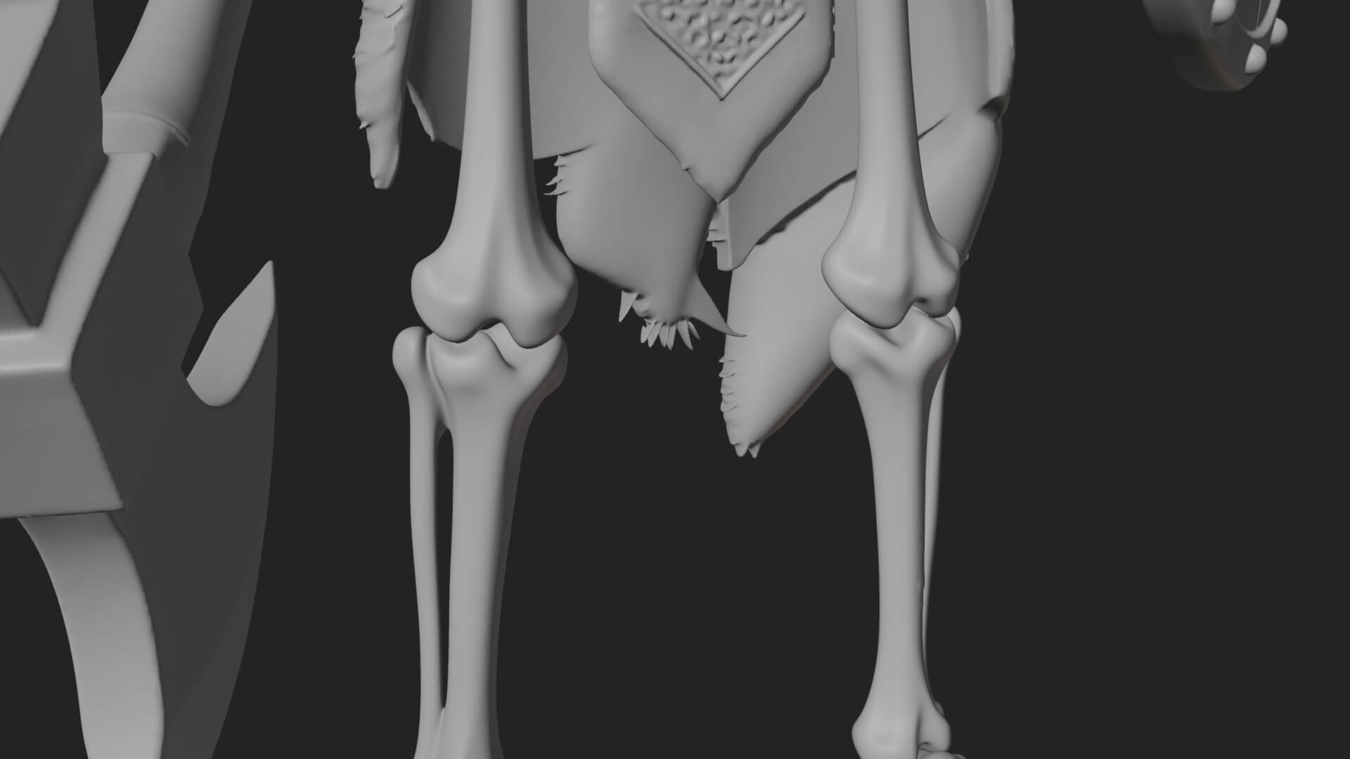 Skeleton Warrior Statue Design 16 3D Print Model 3D Model
