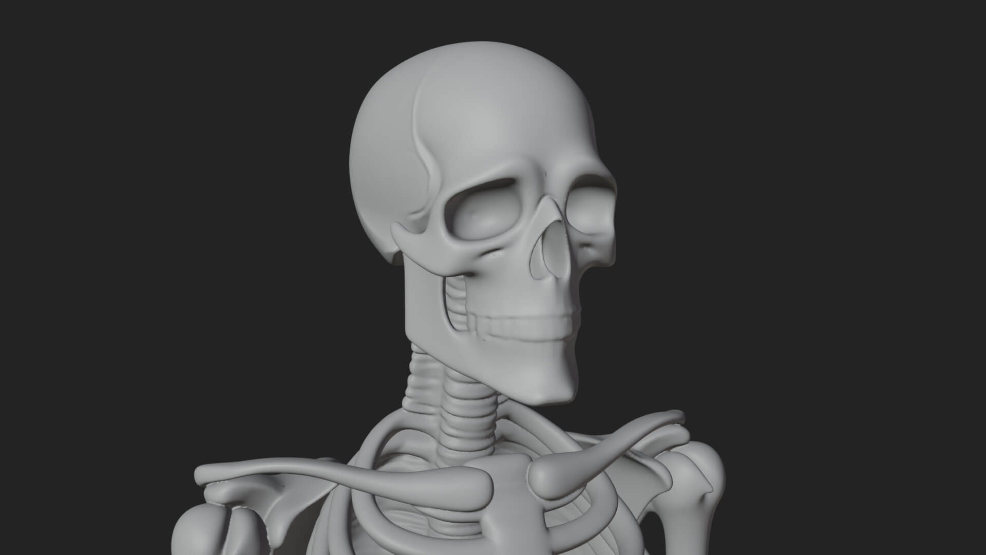 Skeleton Warrior Statue Design 18 3D Print Model 3D Model