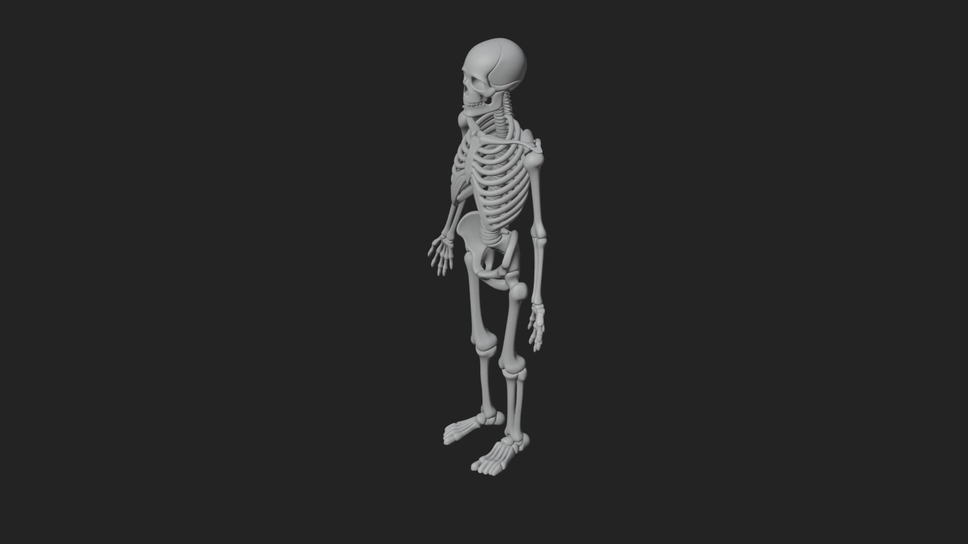 Skeleton Warrior Statue Design 21 3D Print Model 3D Model