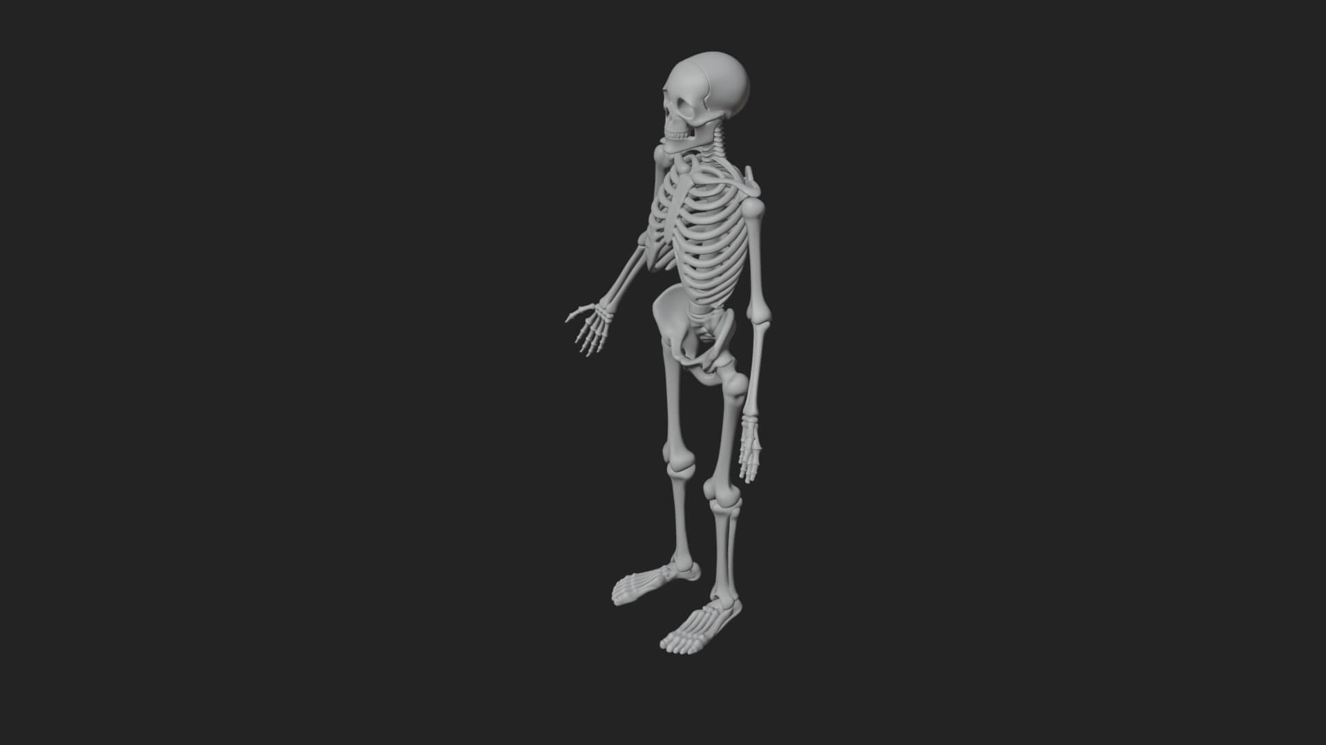 Skeleton Warrior Statue Design 24 3D Print Model 3D Model