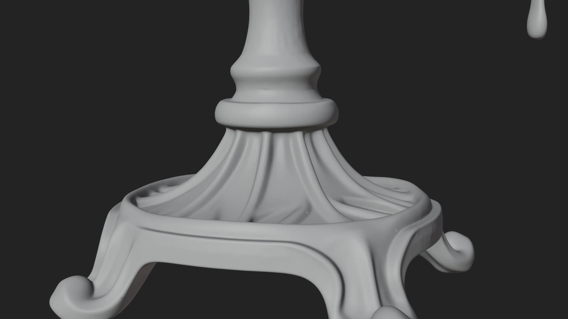 Skull Candle Holder Ornament Design 1 3D Print Model 3D Model