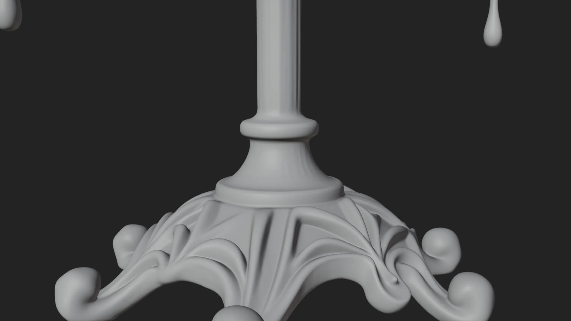 Skull Candle Holder Ornament Design 3 3D Print Model 3D Model