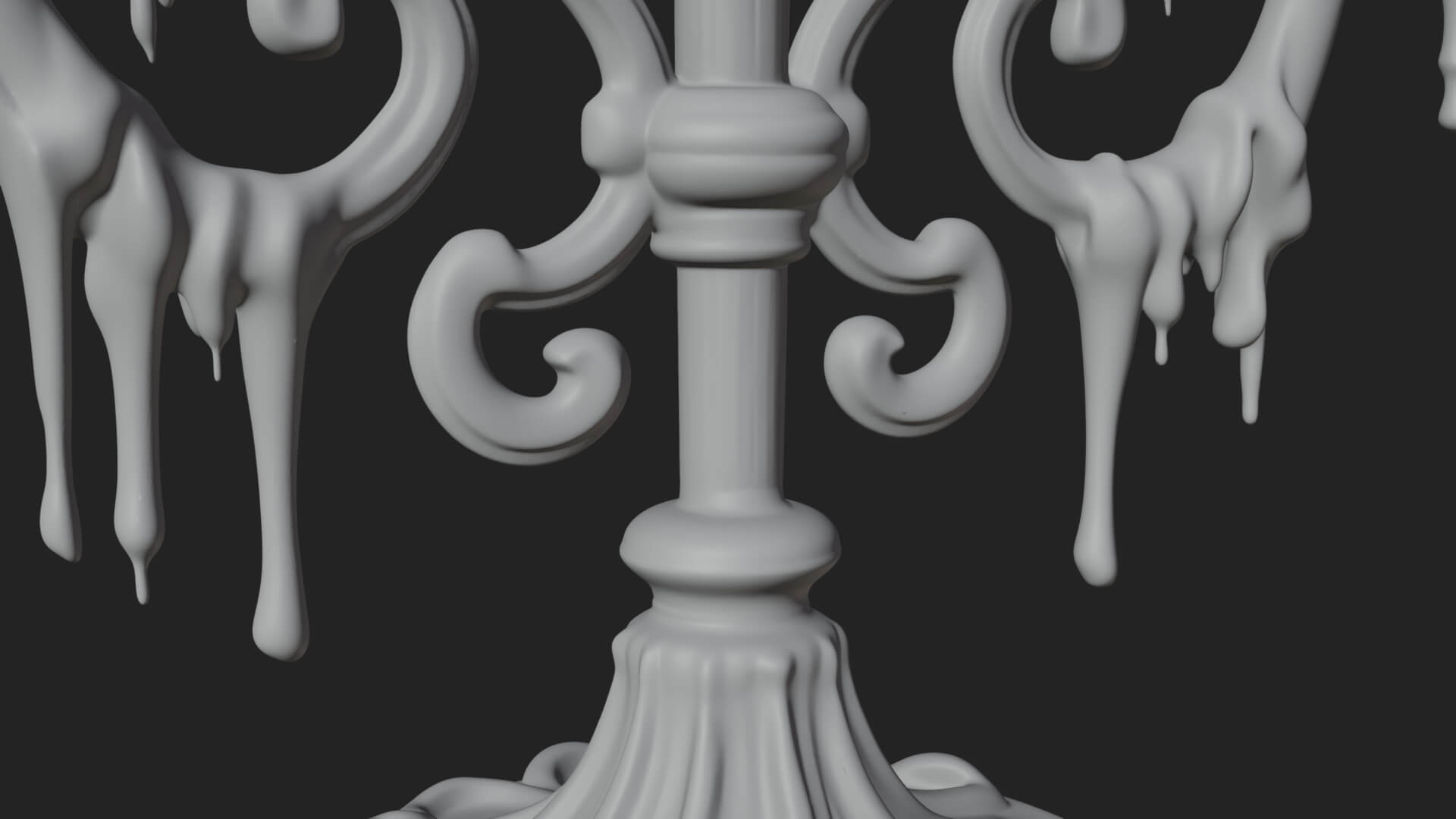 Skull Candle Holder Ornament Design 4 3D Print Model 3D Model