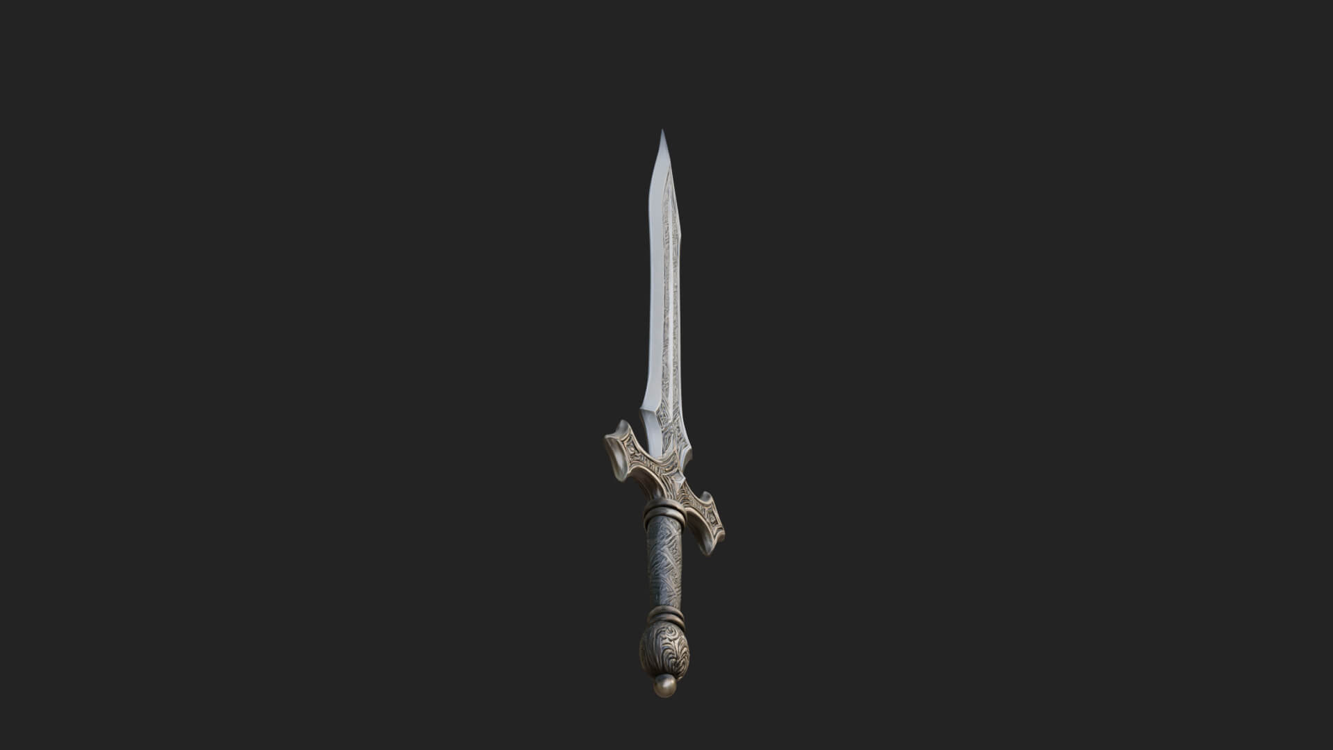Slim Rapier Blade Model Design 1 3D Print Model 3D Model