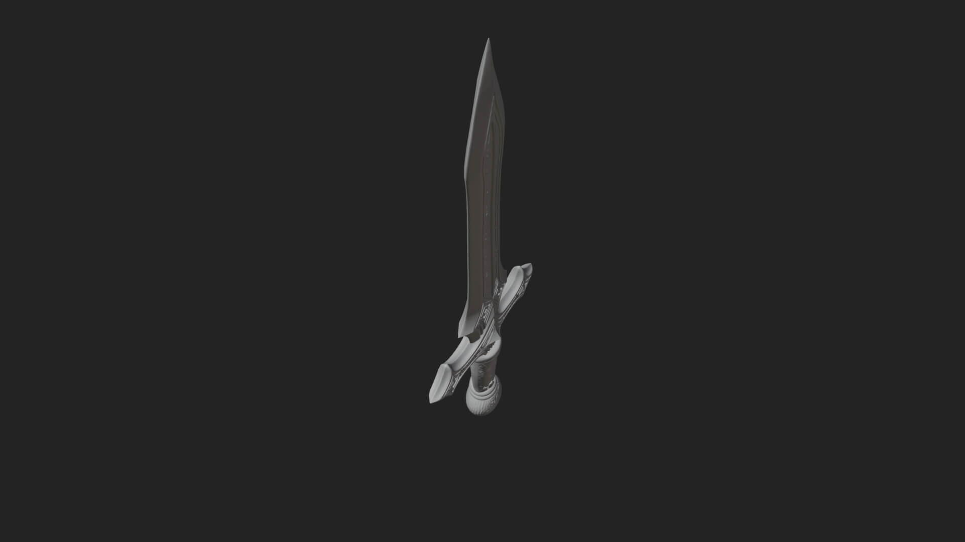 Slim Rapier Blade Model Design 1 3D Print Model 3D Model