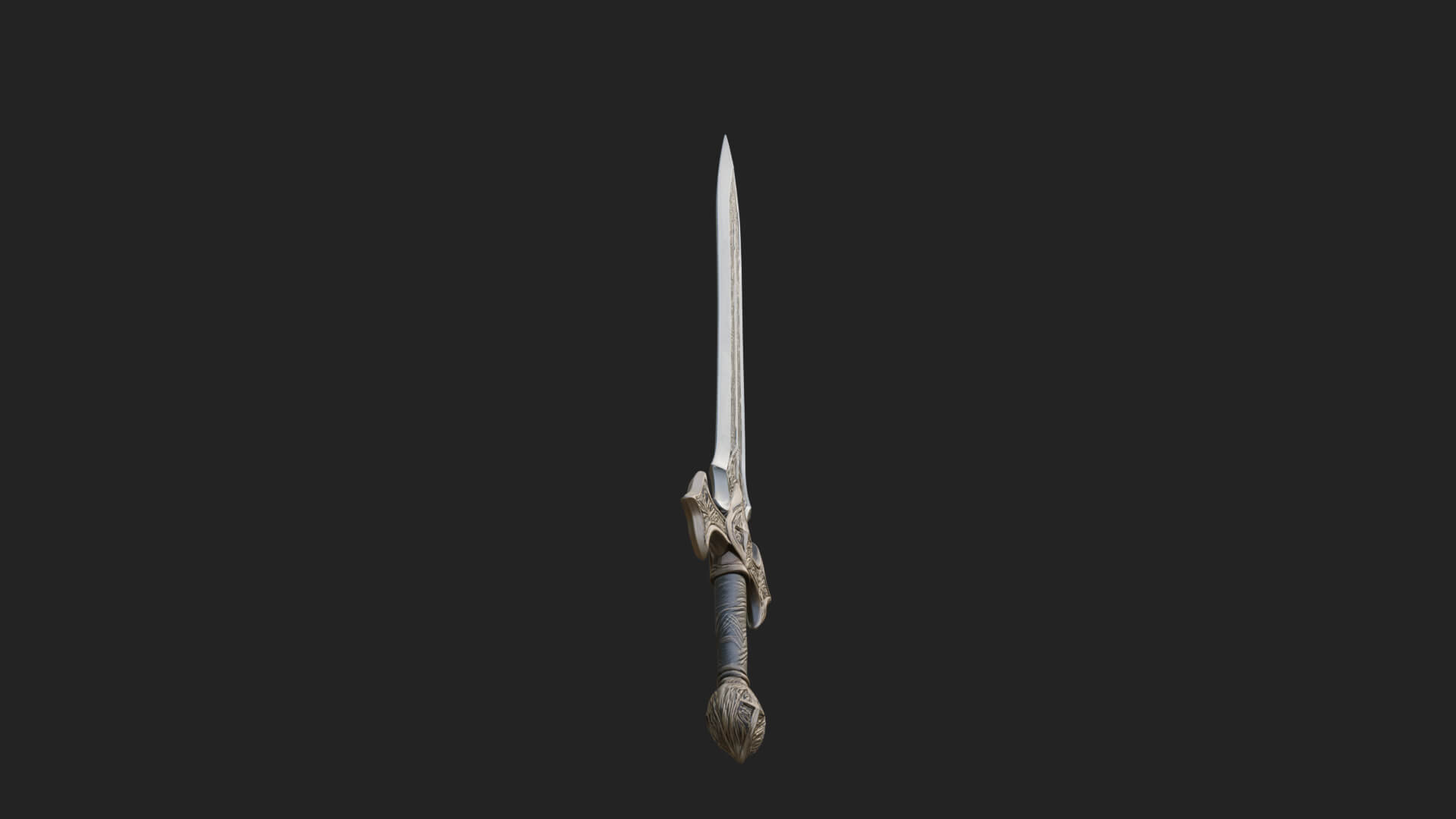 Slim Rapier Blade Model Design 2 3D Print Model 3D Model
