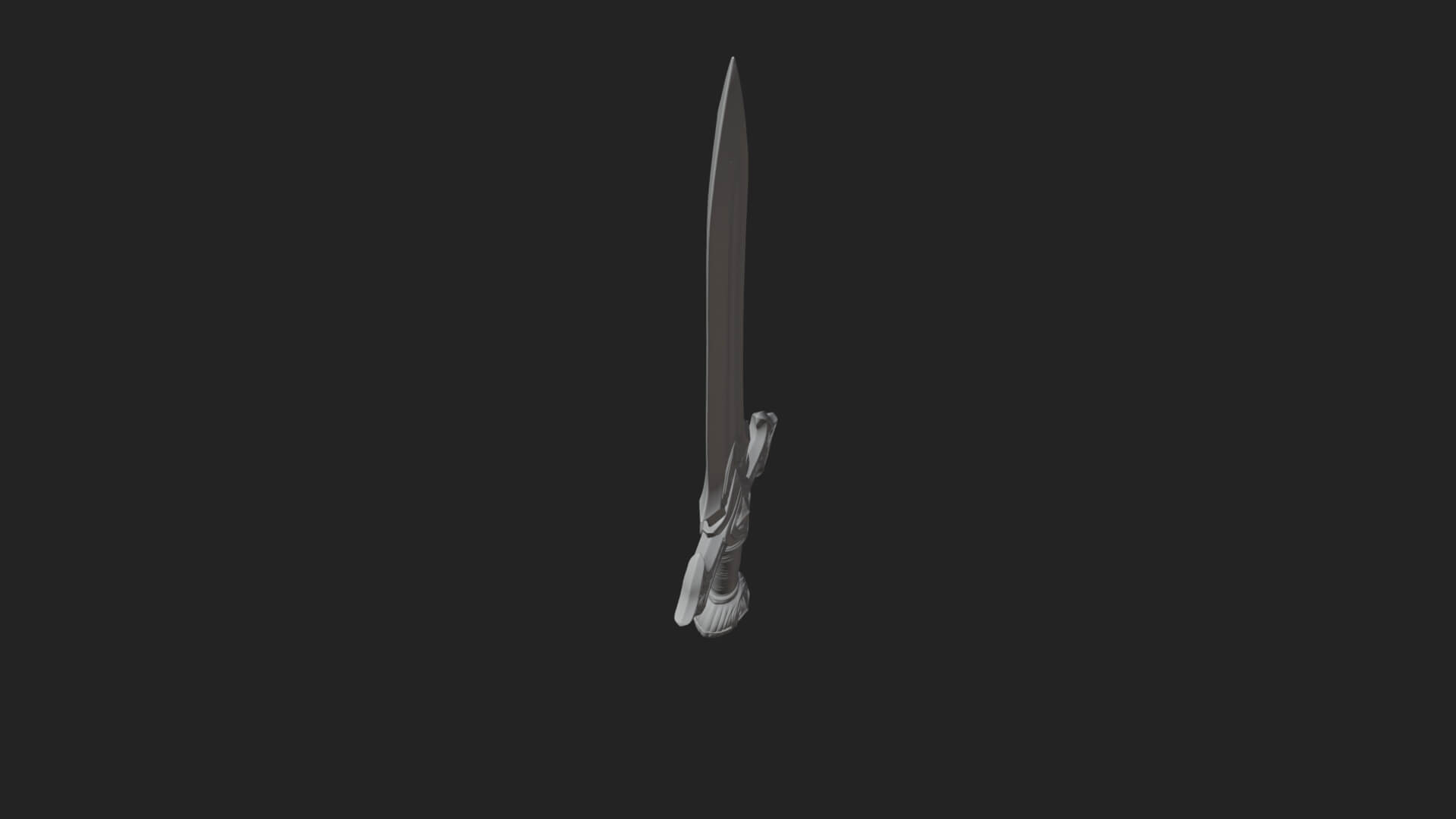 Slim Rapier Blade Model Design 2 3D Print Model 3D Model