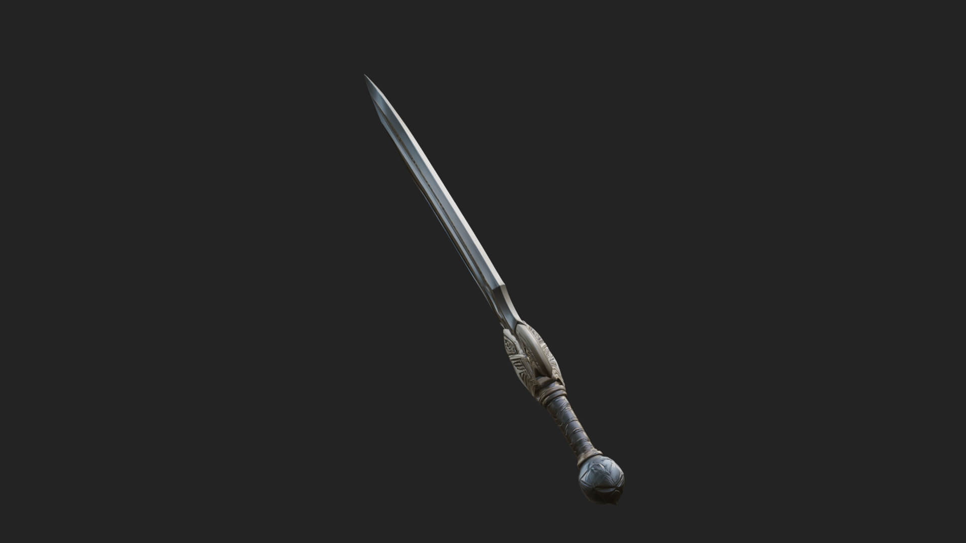 Slim Rapier Blade Model Design 3 3D Print Model 3D Model