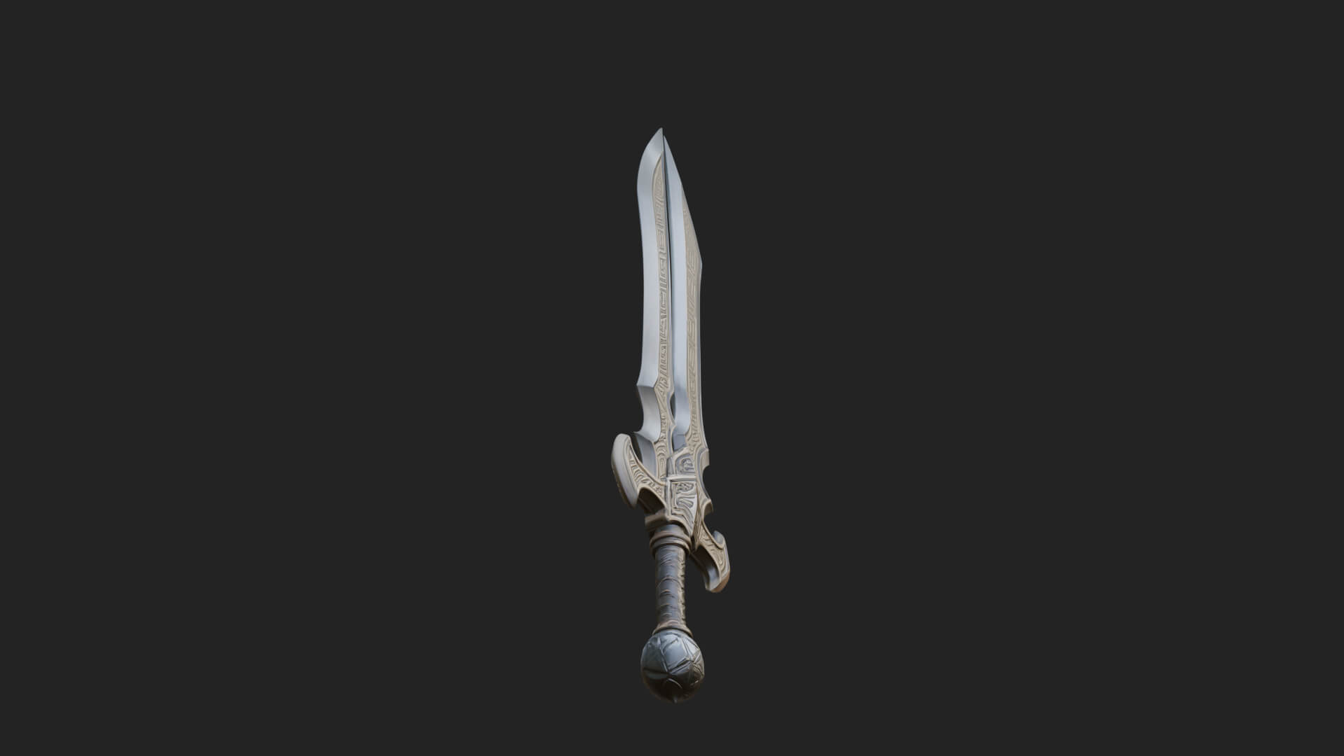 Slim Rapier Blade Model Design 3 3D Print Model 3D Model