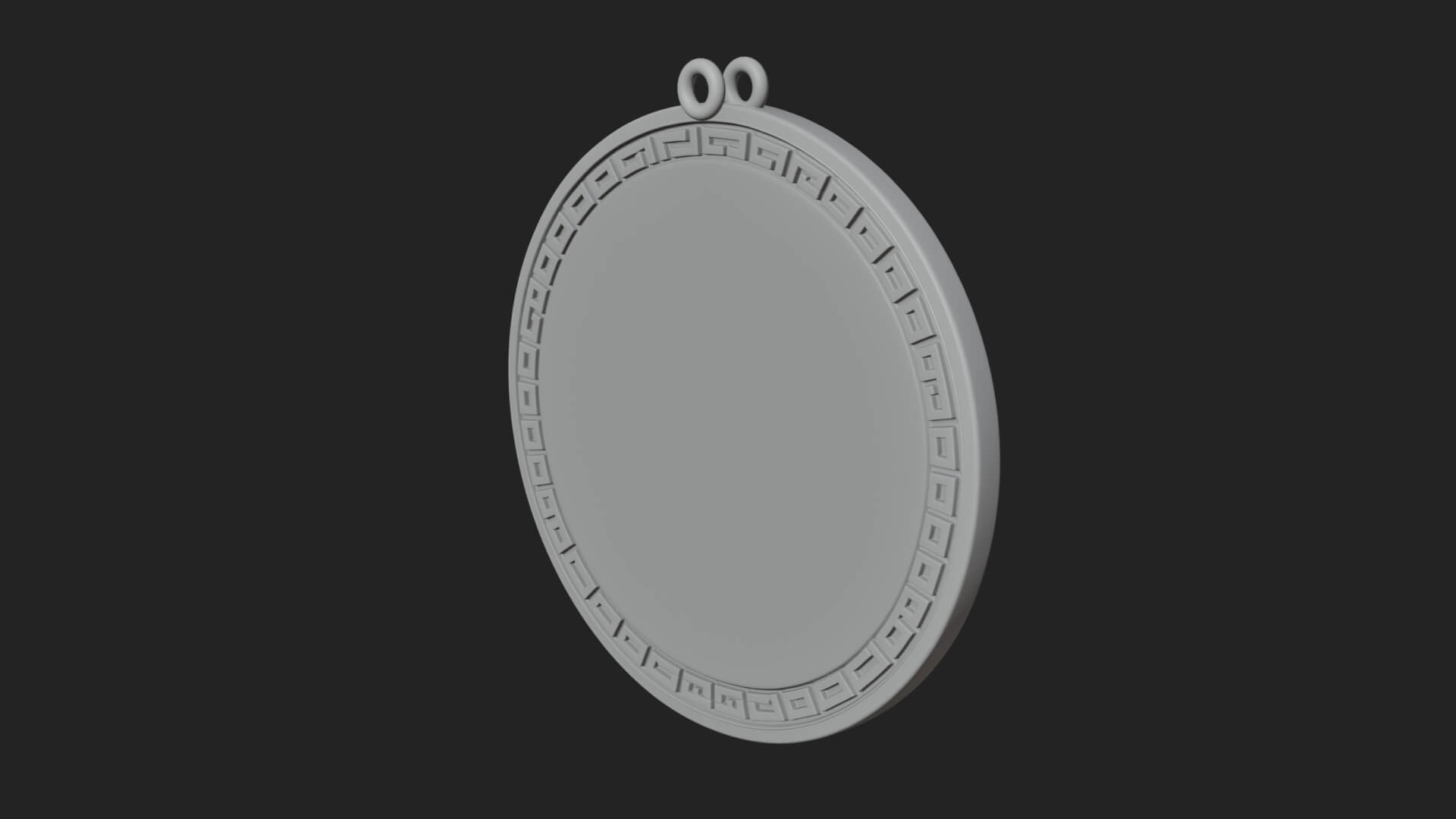 Spartan Helm Oval Plaque Design 1 3D Print Model 3D Model