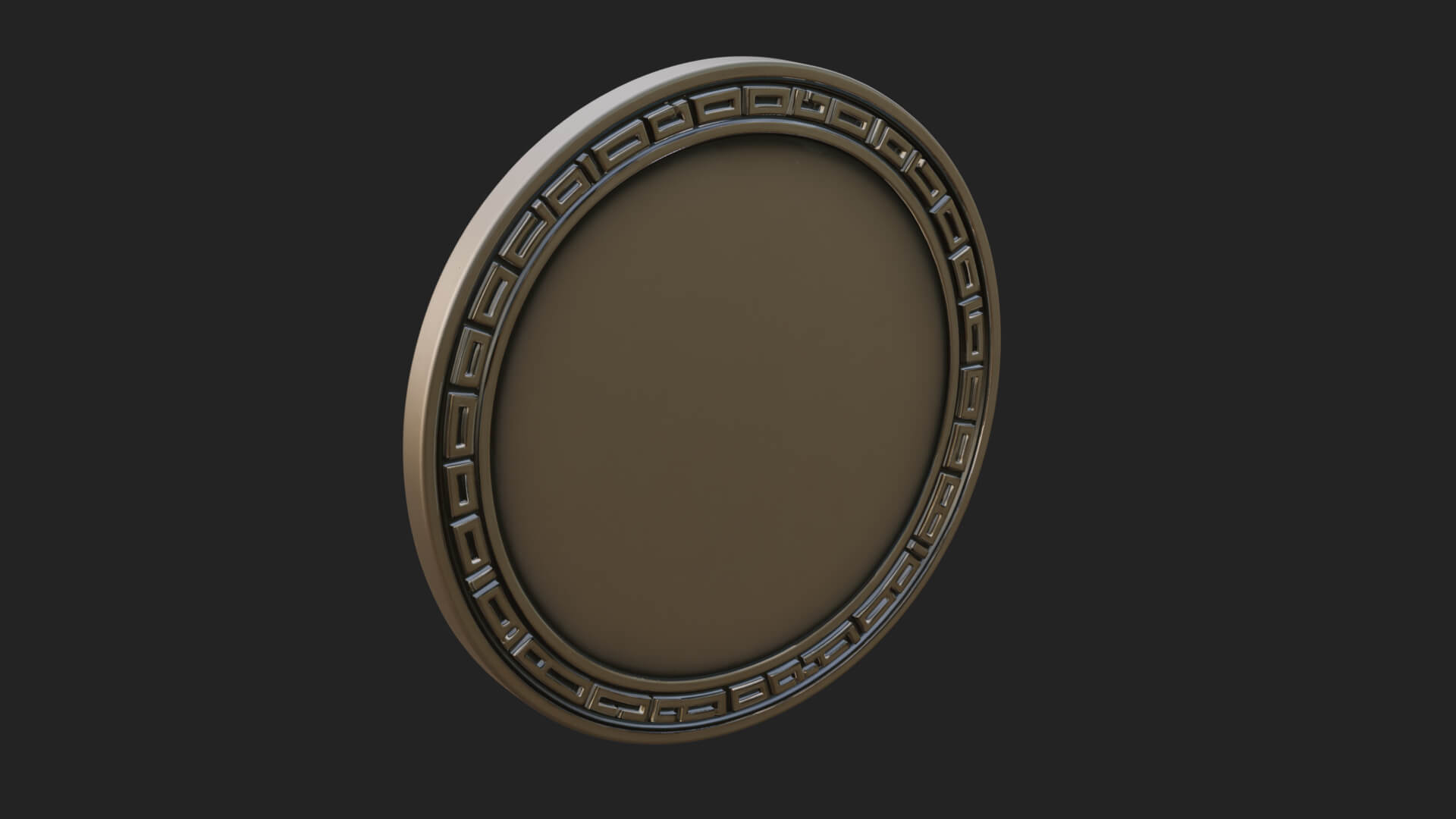 Spartan Helm Oval Plaque Design 4 3D Print Model 3D Model