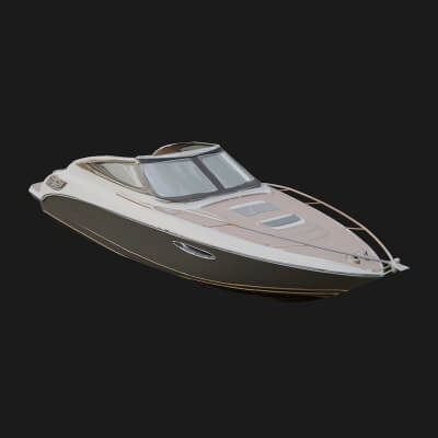 Speedboat Model Design 15 3D Print Model