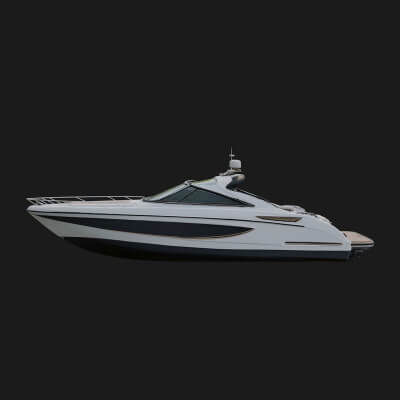 Speedboat Model Design 16 3D Print Model