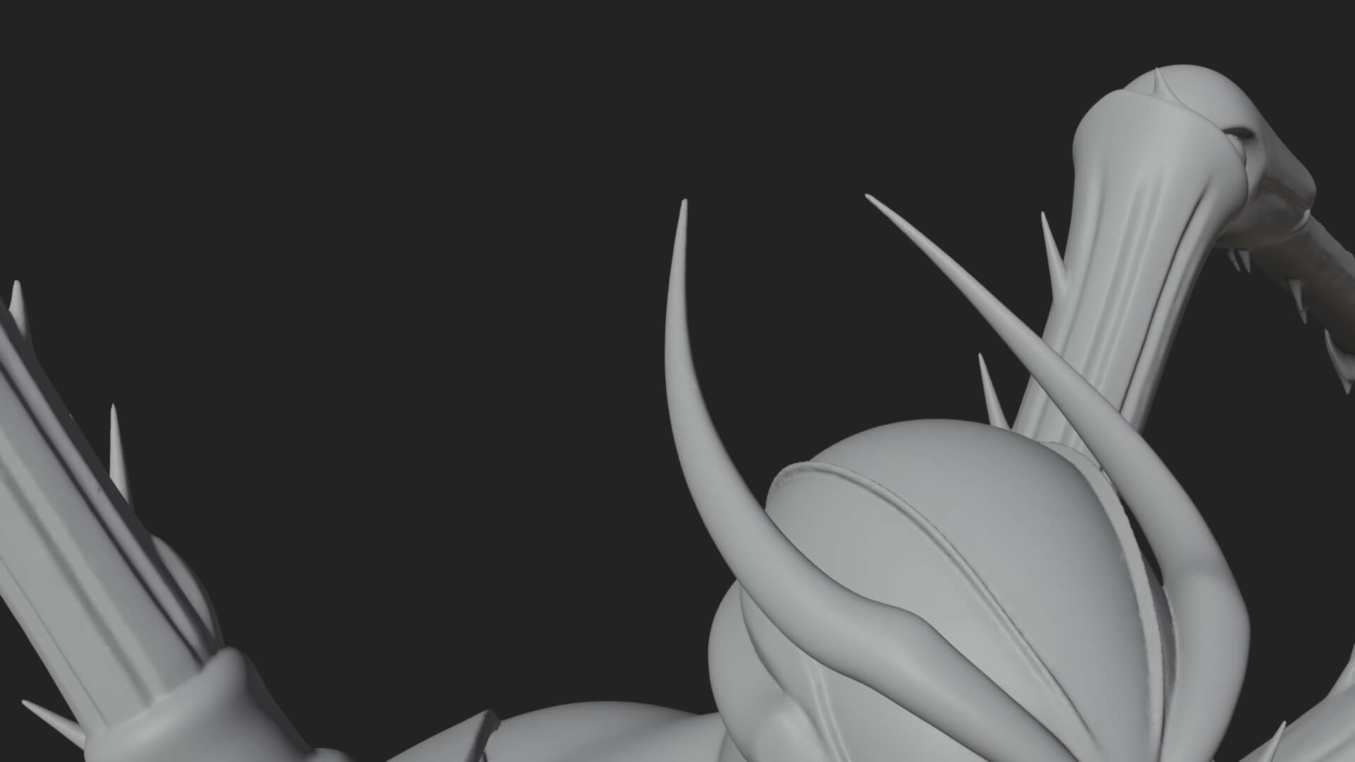 Spider-Legged Demon Statue Design 10 3D Print Model 3D Model