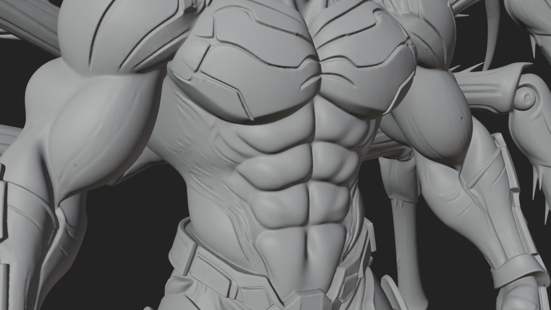 Spider-Legged Demon Statue Design 10 3D Print Model 3D Model
