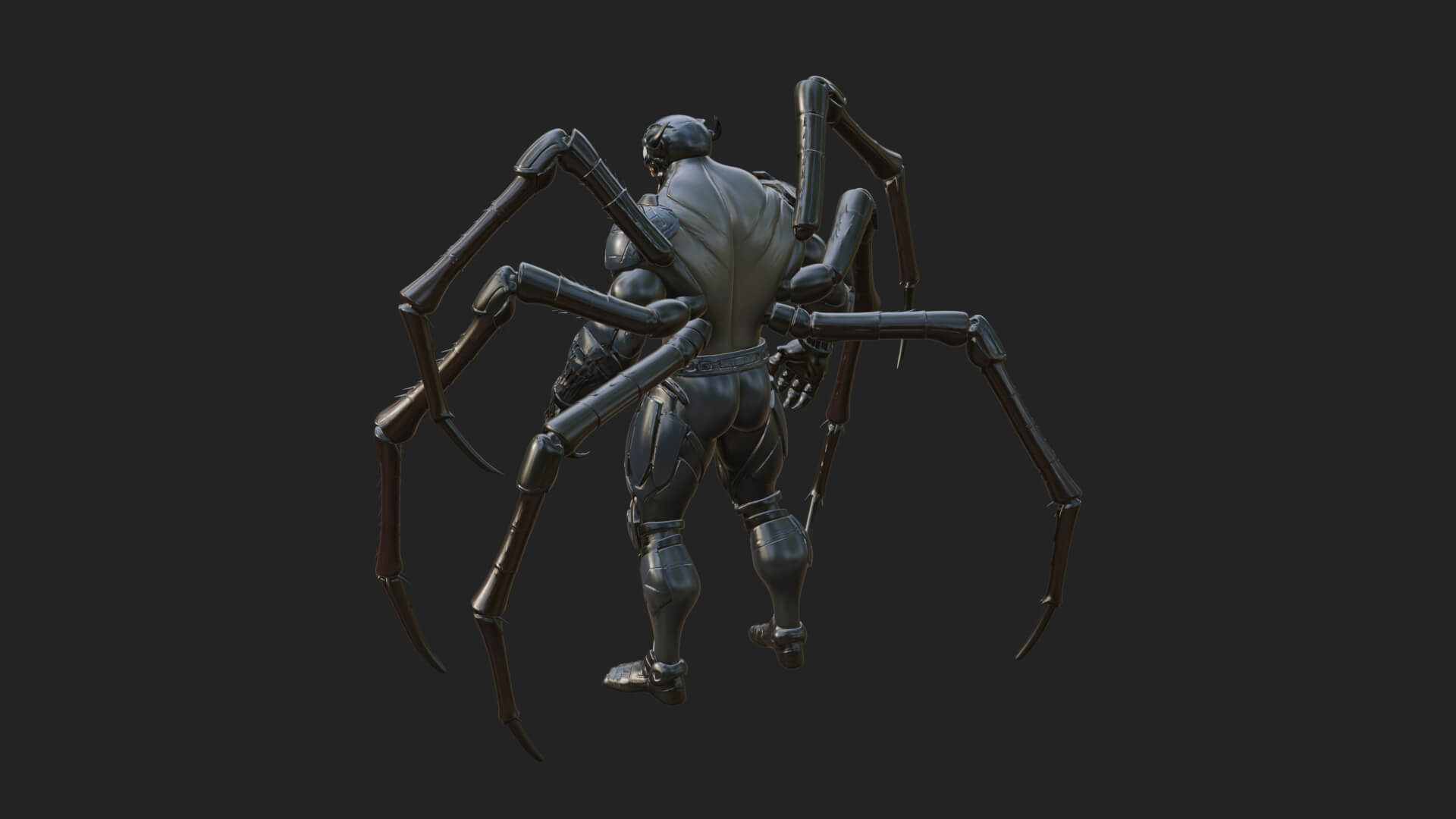 Spider-Legged Demon Statue Design 11 3D Print Model 3D Model