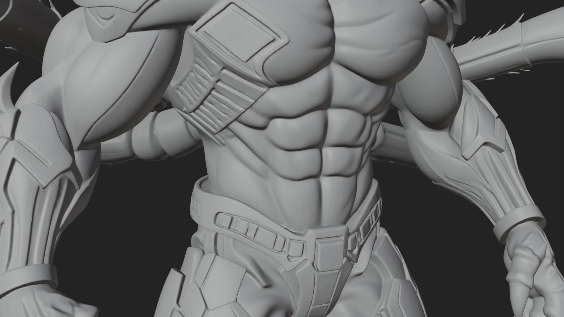 Spider-Legged Demon Statue Design 11 3D Print Model 3D Model