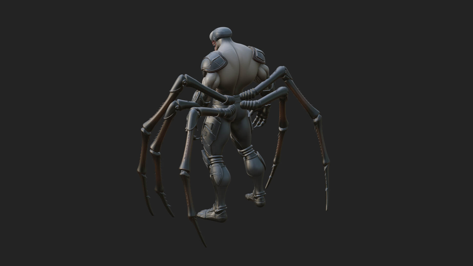 Spider-Legged Demon Statue Design 12 3D Print Model 3D Model