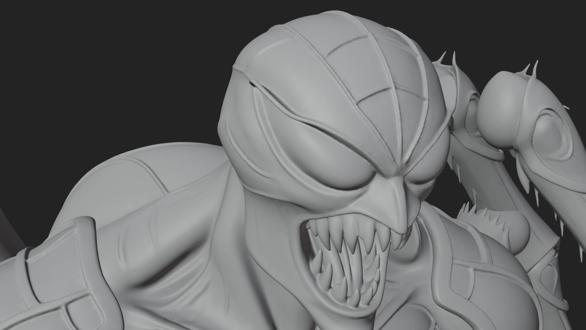 Spider-Legged Demon Statue Design 14 3D Print Model 3D Model