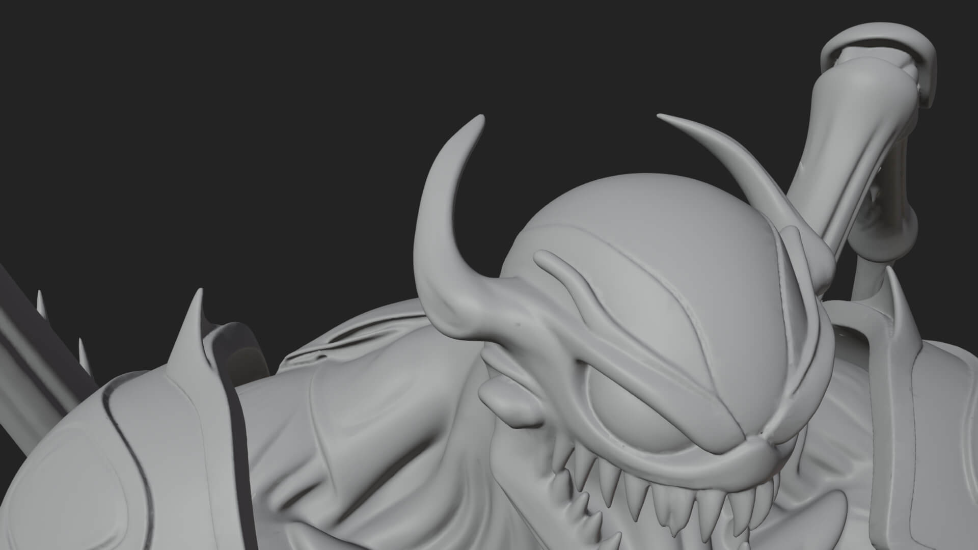 Spider-Legged Demon Statue Design 15 3D Print Model 3D Model