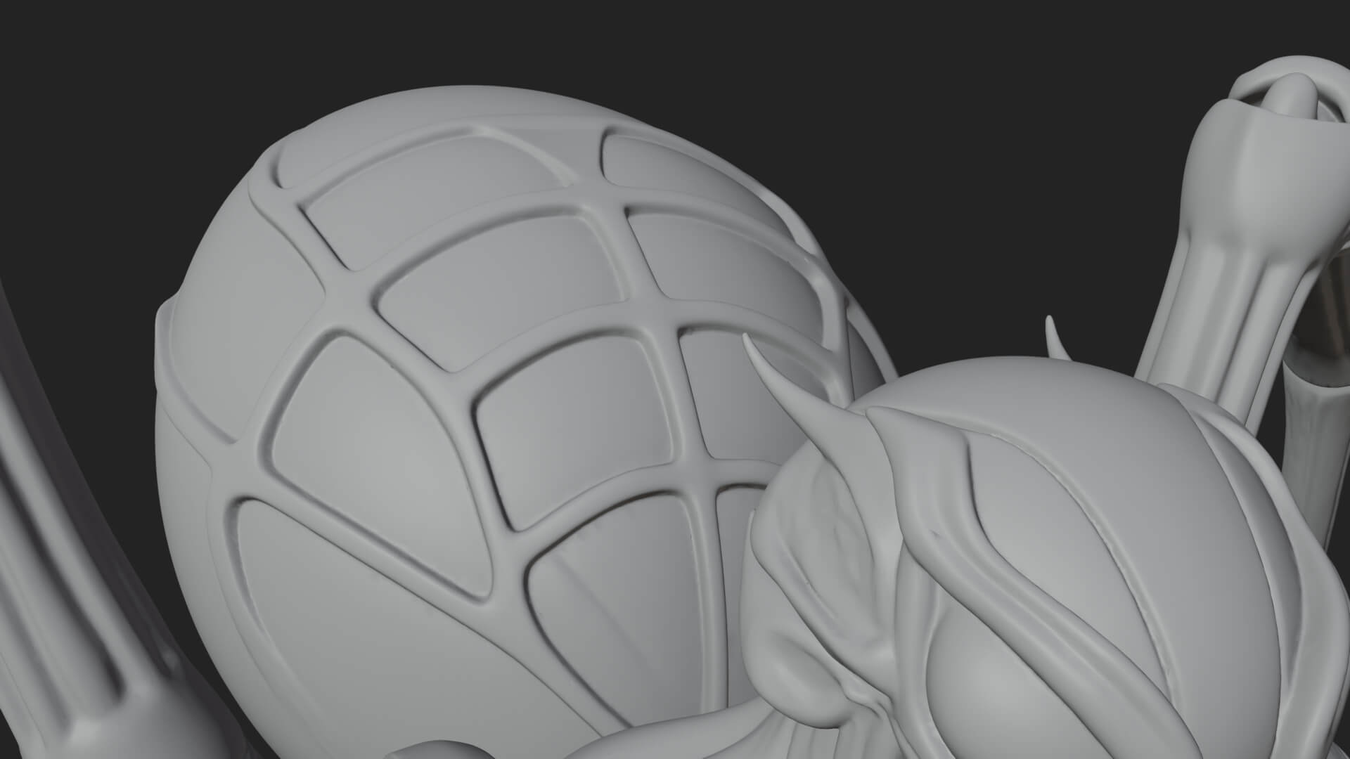 Spider-Legged Demon Statue Design 3 3D Print Model 3D Model