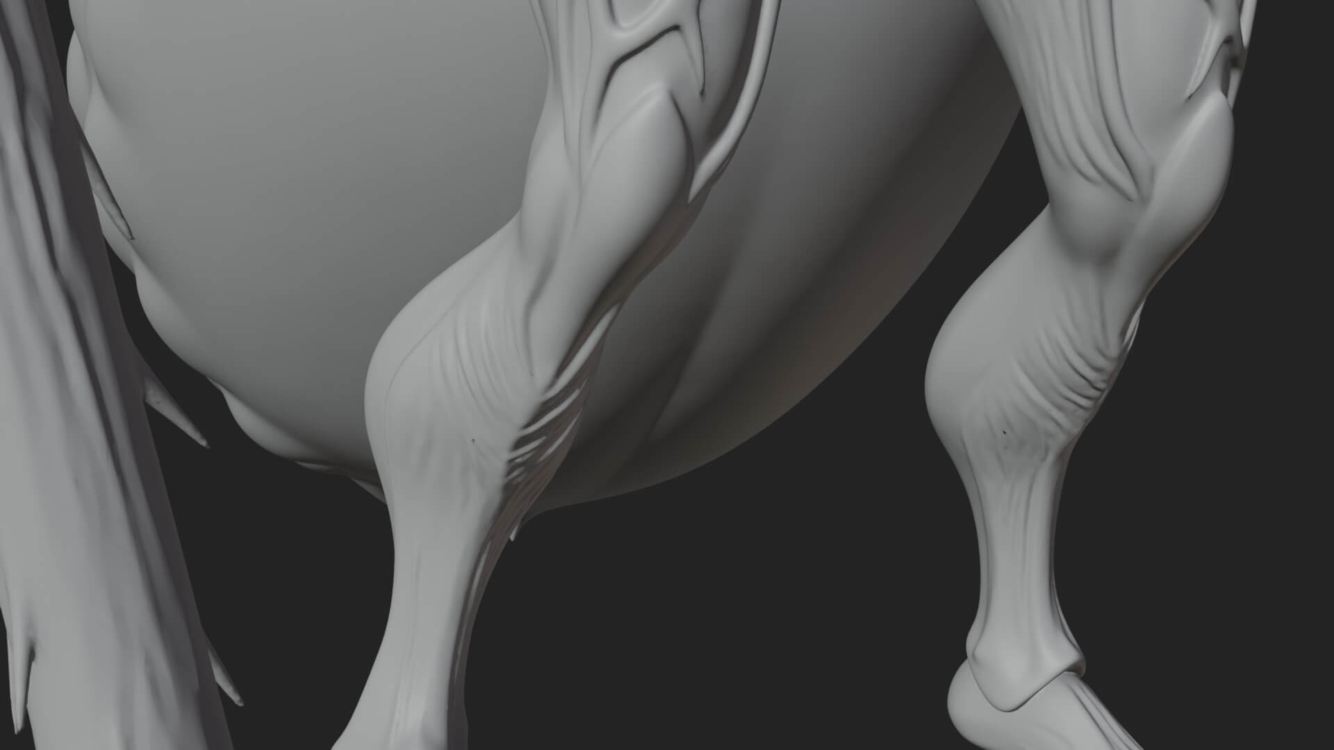 Spider-Legged Demon Statue Design 4 3D Print Model 3D Model