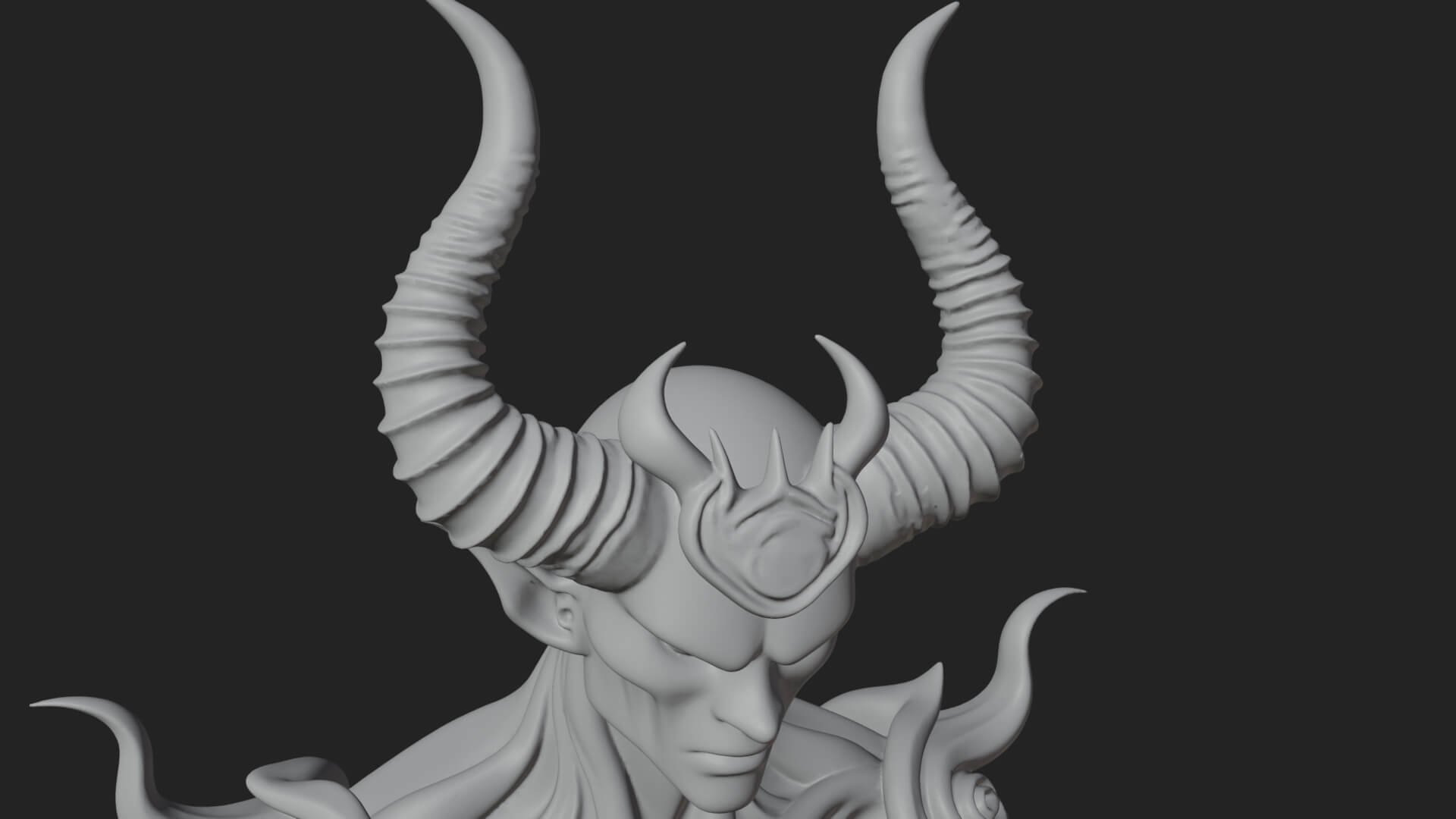 Spider-Legged Demon Statue Design 8 3D Print Model 3D Model