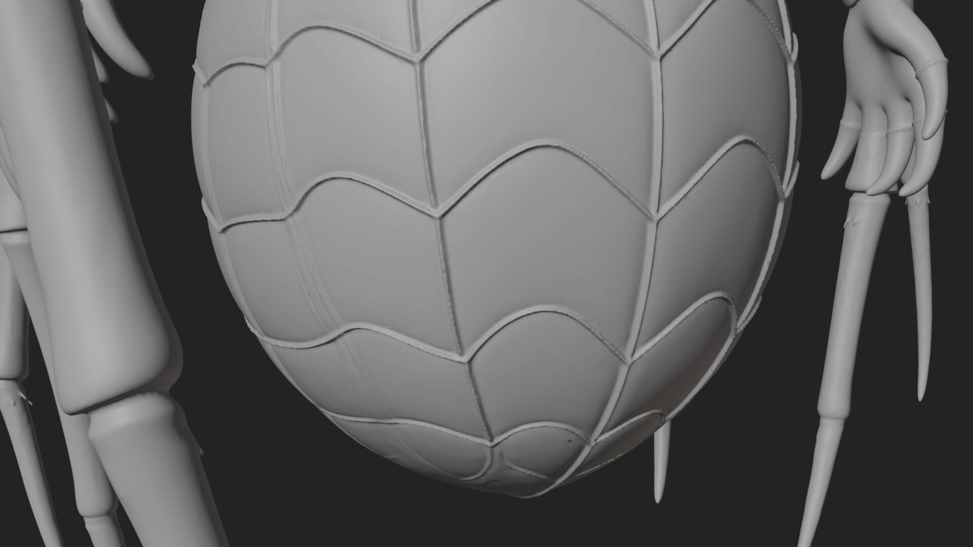 Spider Queen Statue Design 10 3D Print Model 3D Model