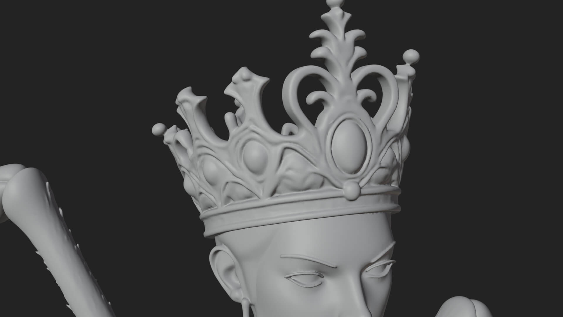 Spider Queen Statue Design 5 3D Print Model 3D Model