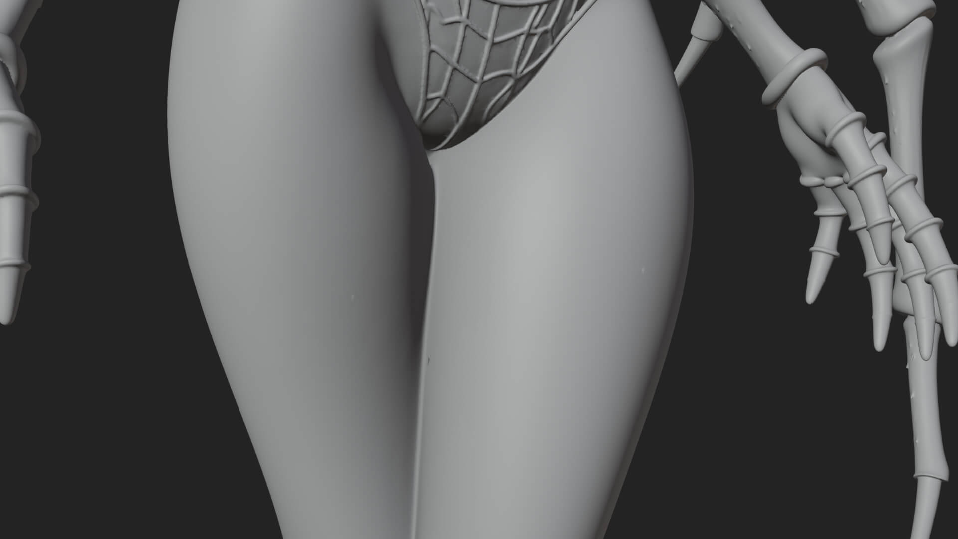 Spider Queen Statue Design 5 3D Print Model 3D Model