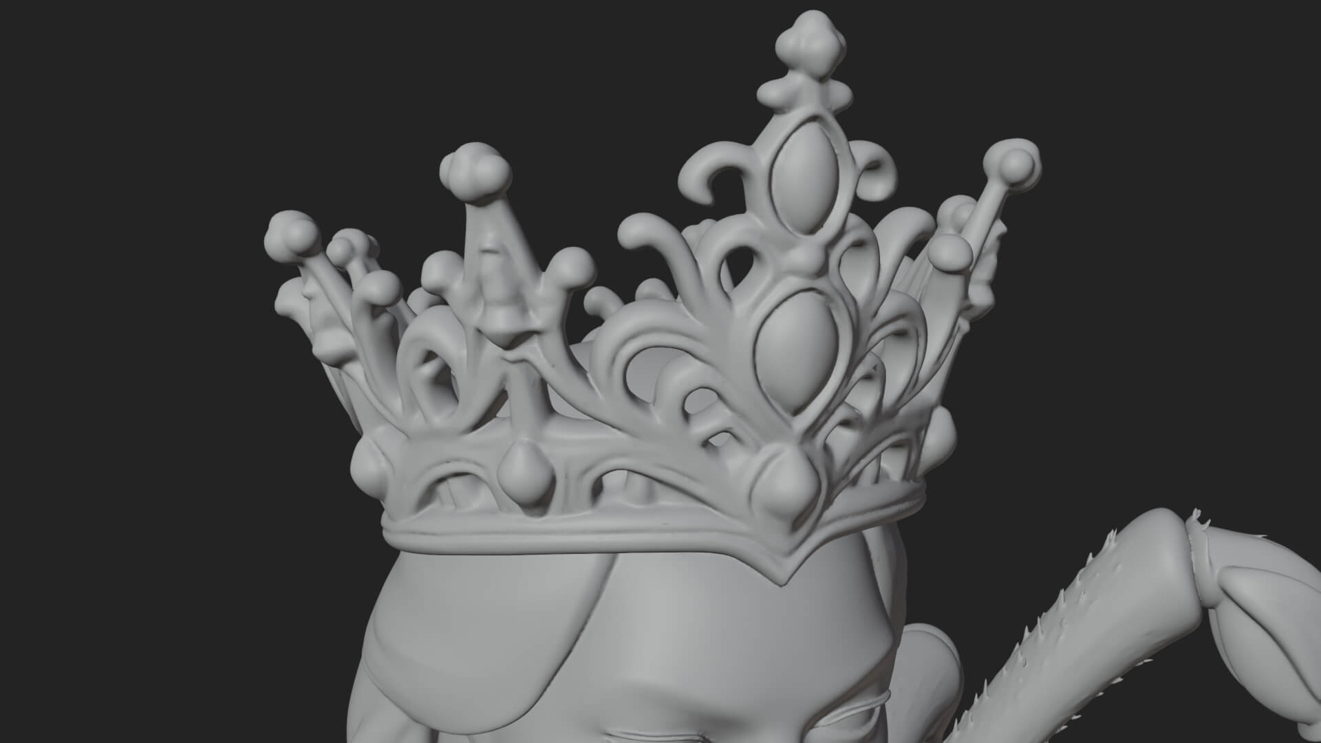 Spider Queen Statue Design 7 3D Print Model 3D Model
