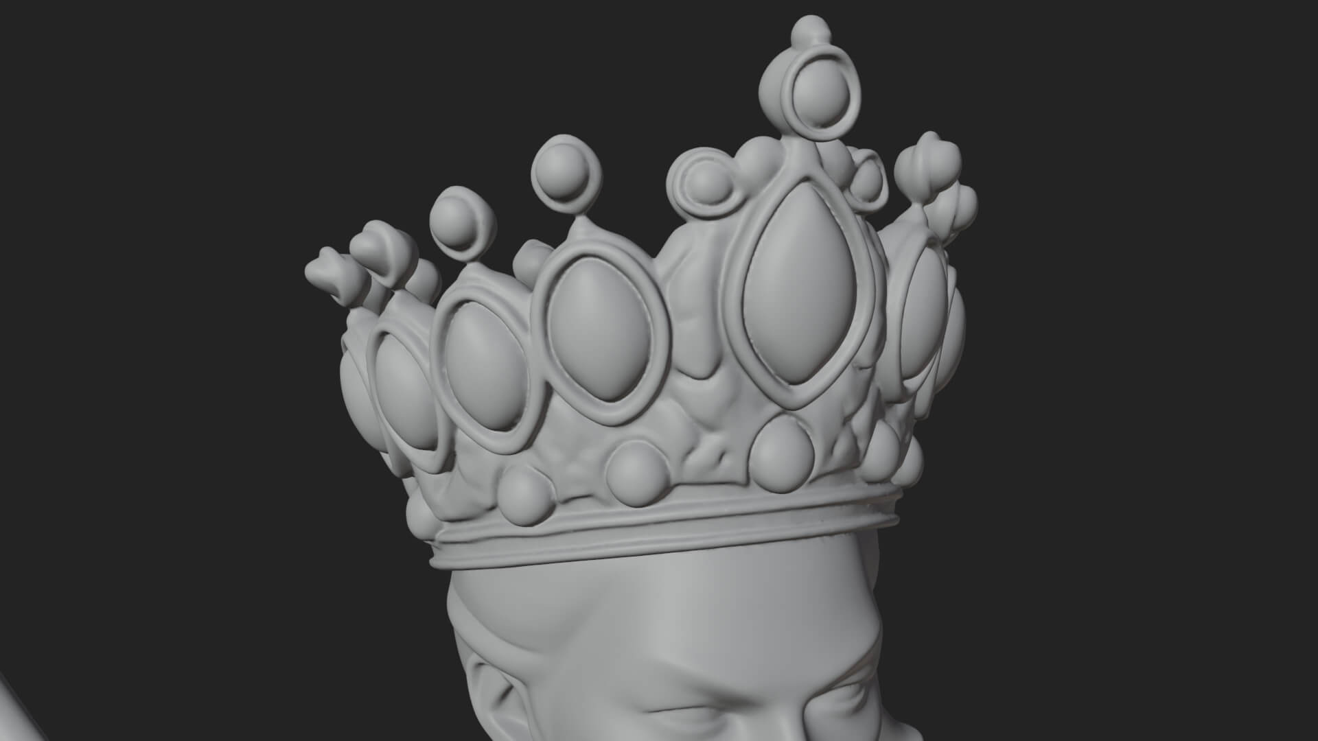 Spider Queen Statue Design 9 3D Print Model 3D Model
