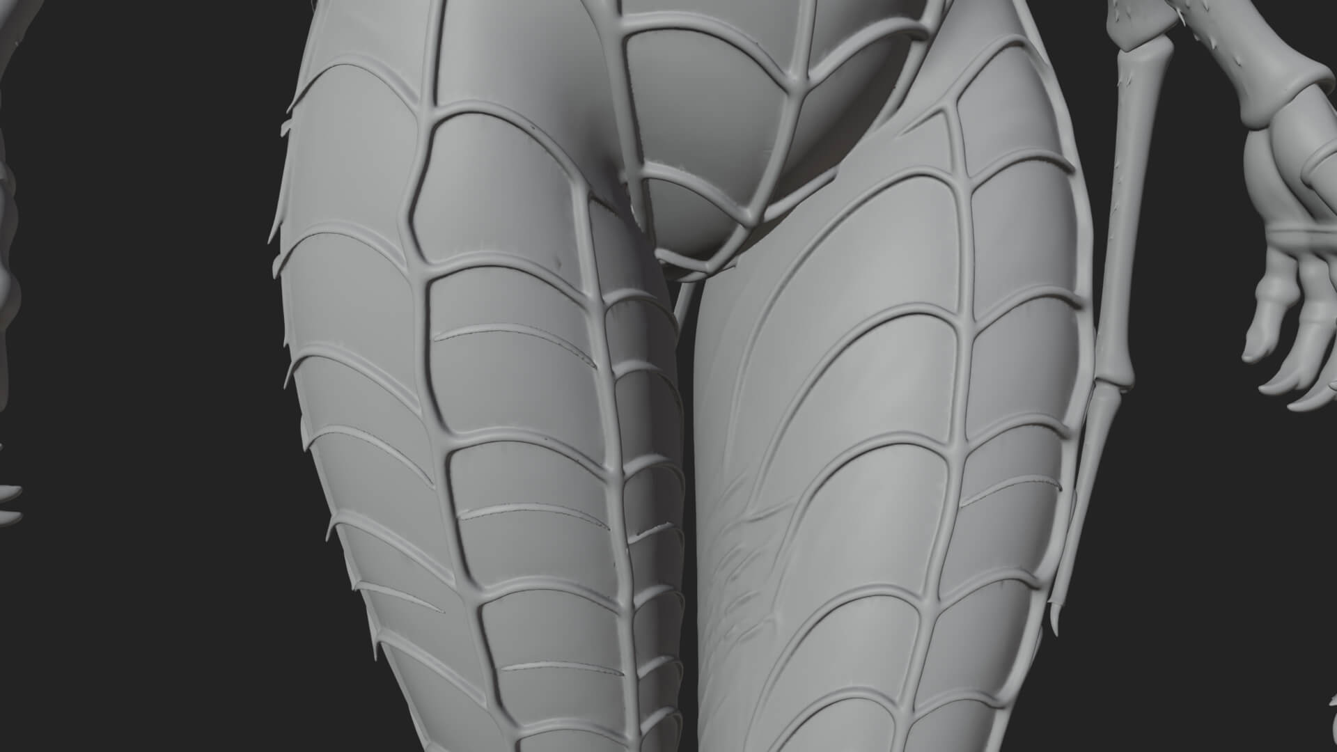 Spider Queen Statue Design 9 3D Print Model 3D Model