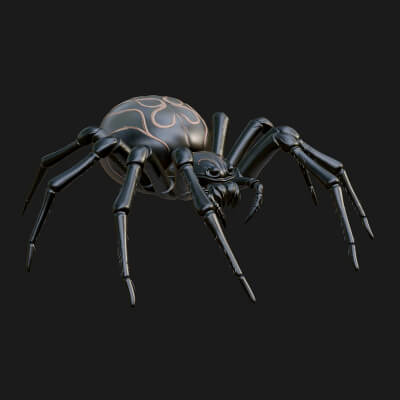 Spider Statue Design 1 3D Print Model