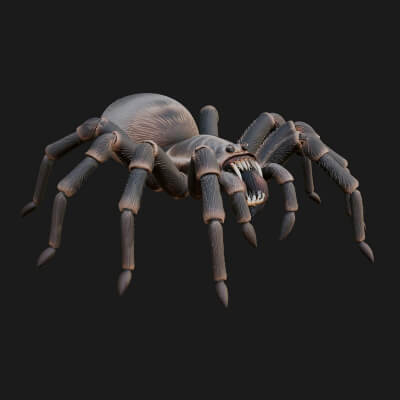 Spider Statue Design 15 3D Print Model