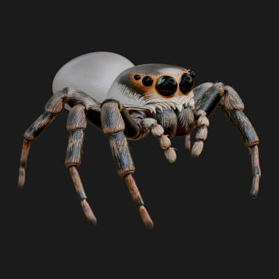 Spider Statue Design 7 3D Print Model