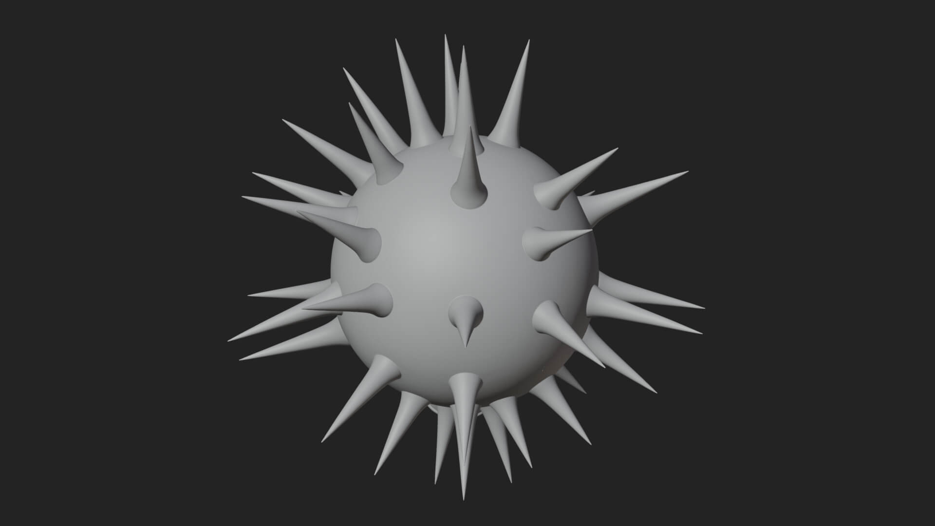 Spiked Ball Chain Flail Model Design 5 3D Print Model 3D Model