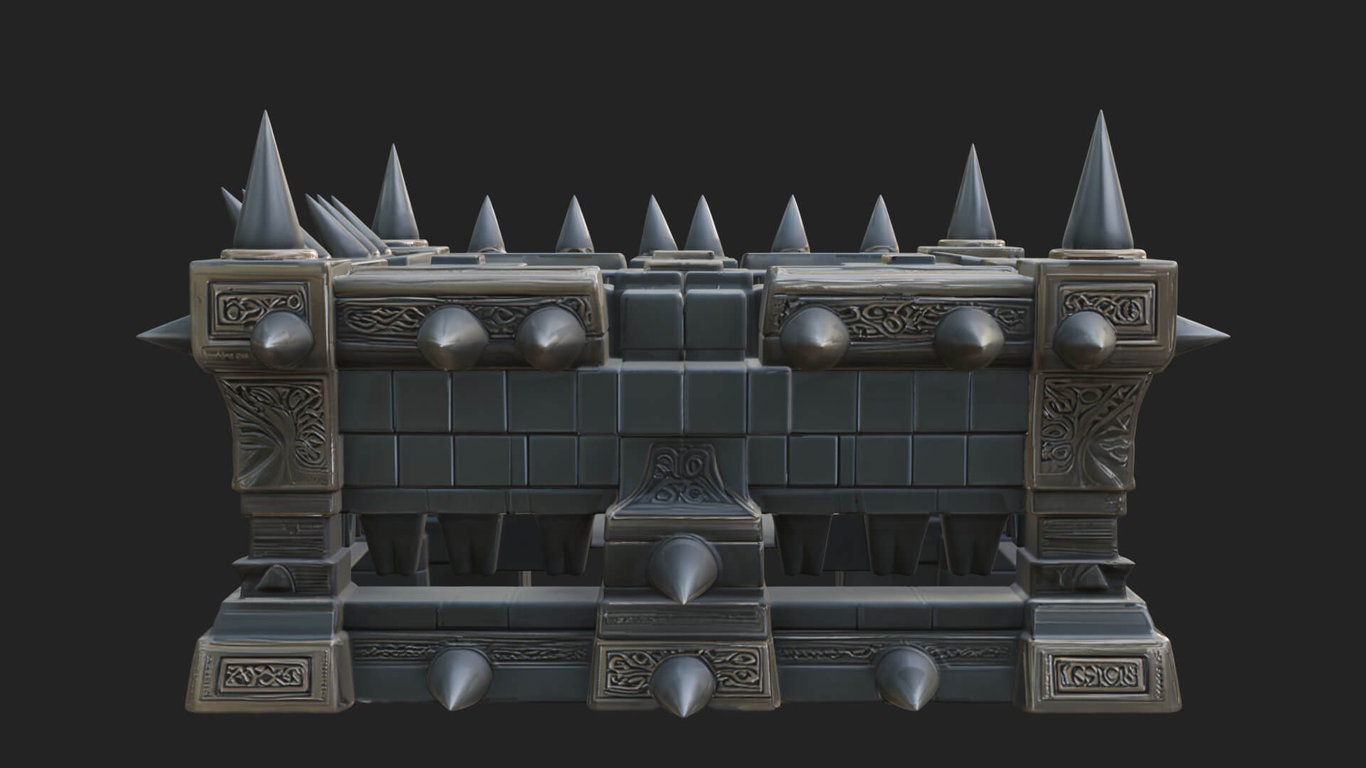 Spiked Iron Cage Model Design 2 3D Print Model 3D Model