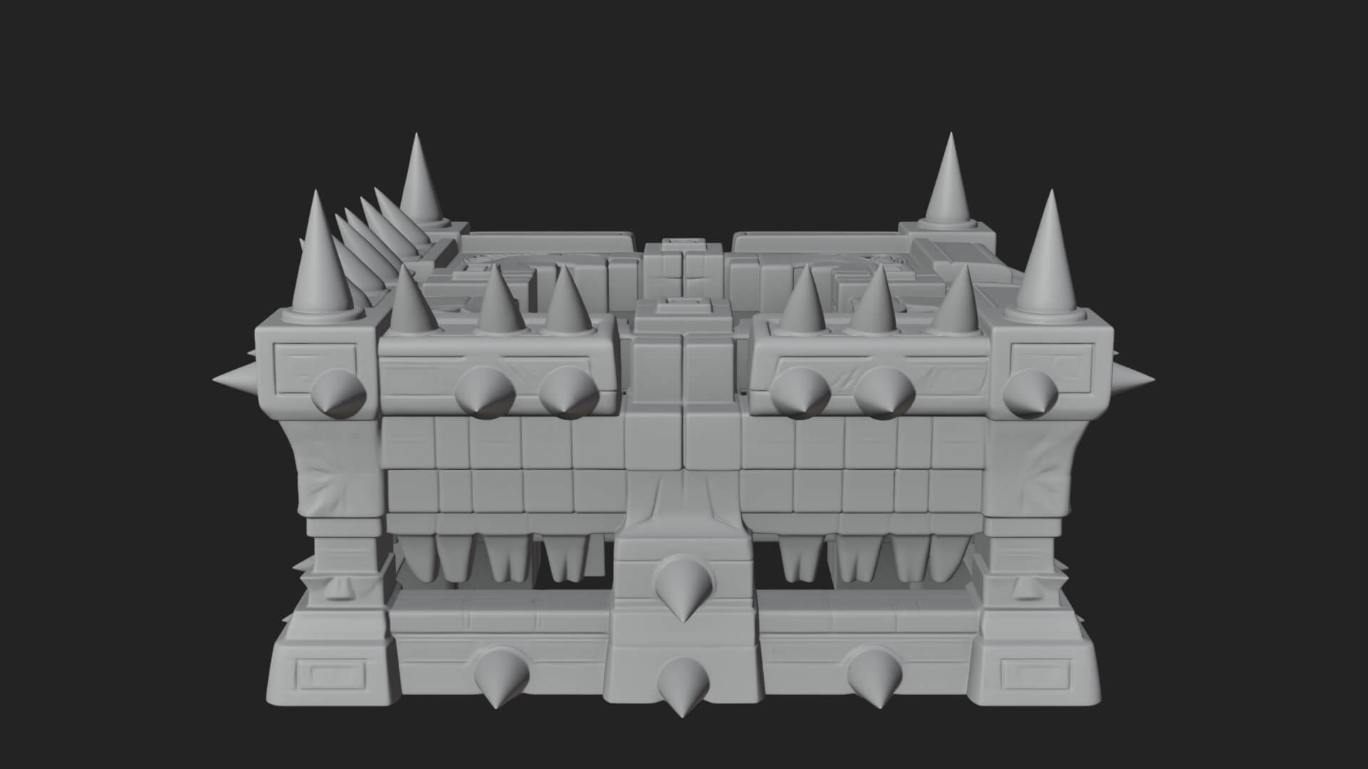 Spiked Iron Cage Model Design 2 3D Print Model 3D Model
