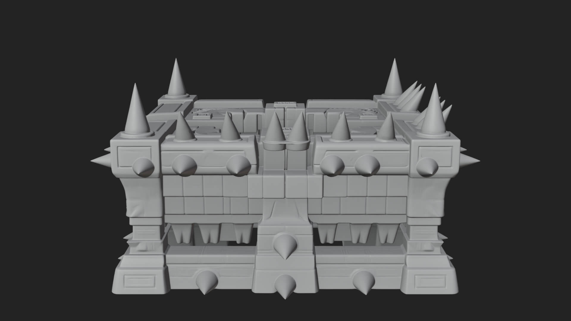 Spiked Iron Cage Model Design 2 3D Print Model 3D Model