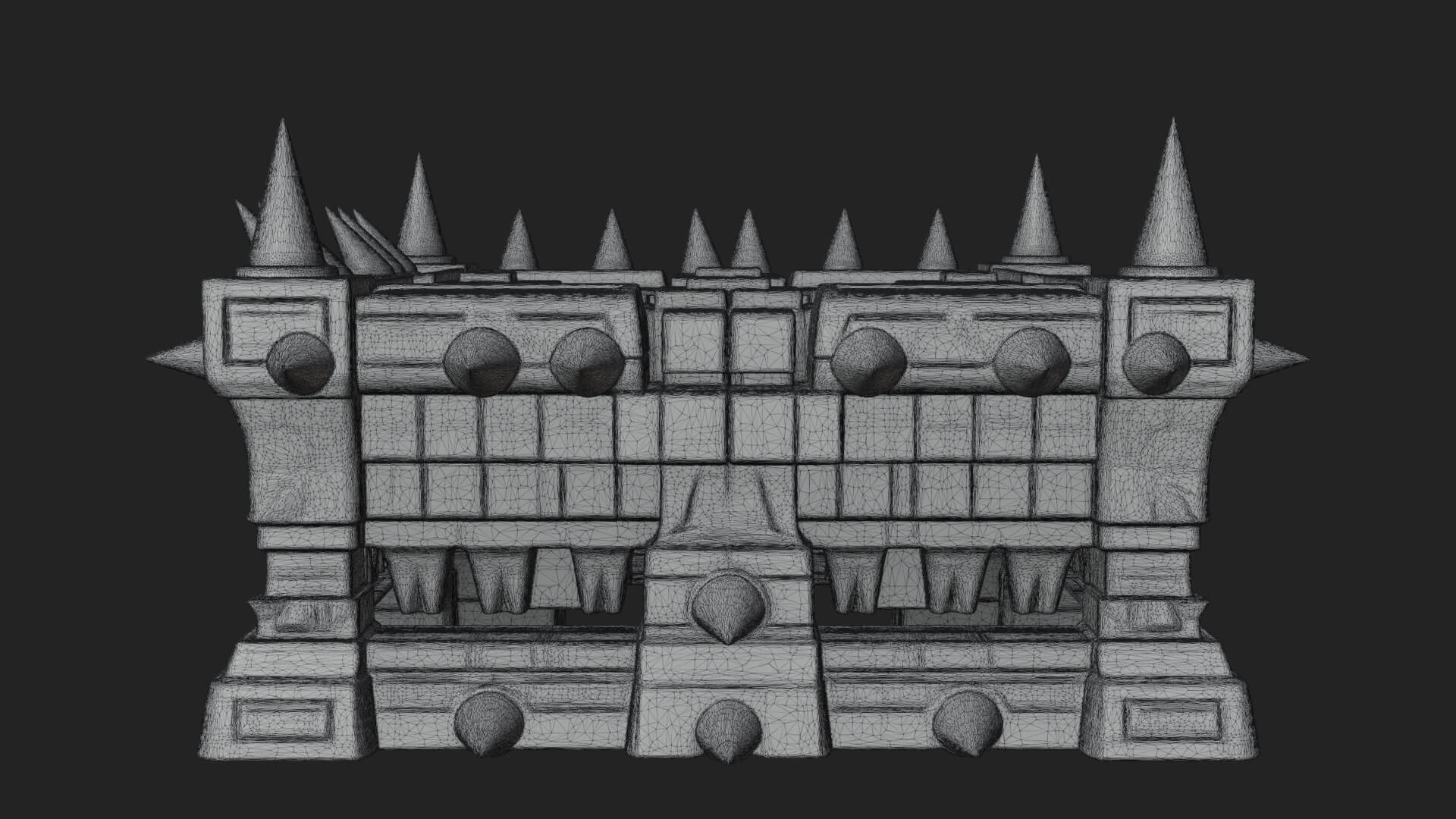 Spiked Iron Cage Model Design 2 3D Print Model 3D Model