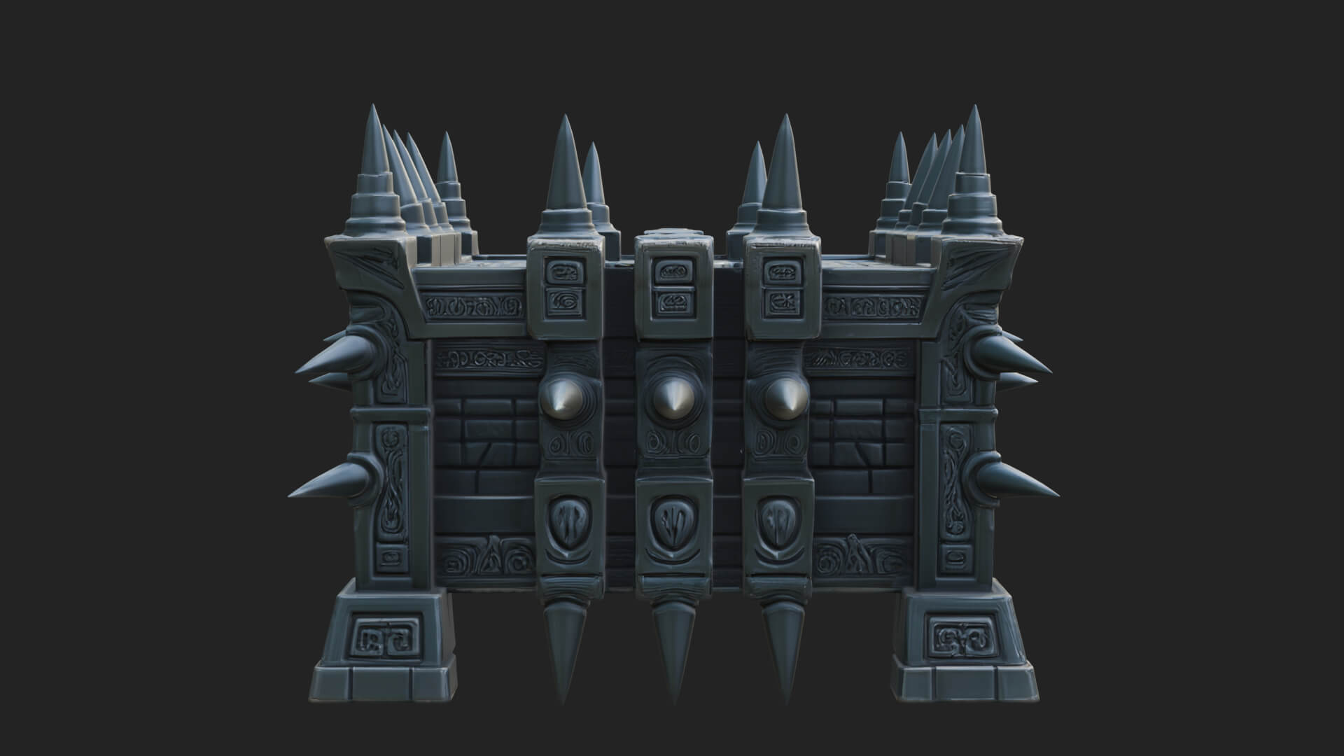 Spiked Iron Cage Model Design 3 3D Print Model 3D Model