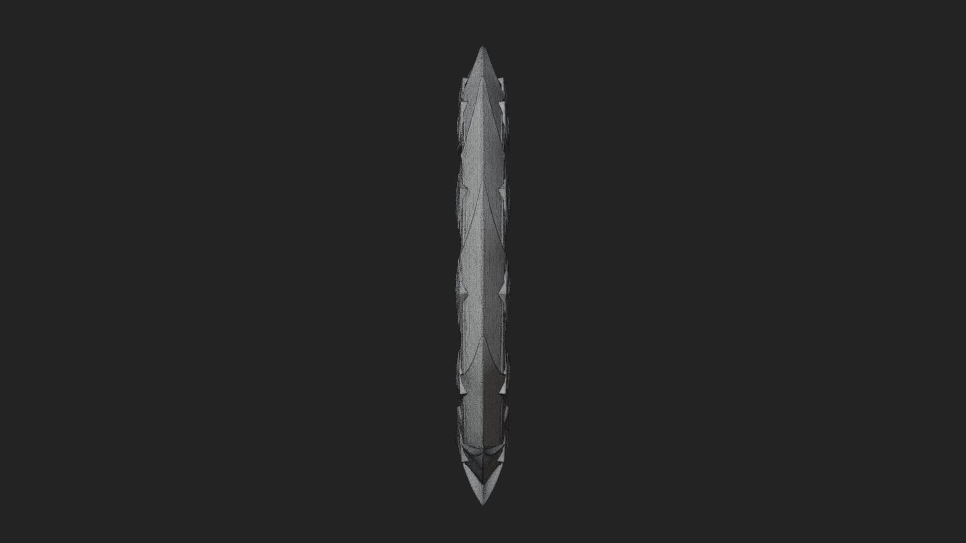 Spiked Ring Blade Model Design 3 3D Print Model 3D Model