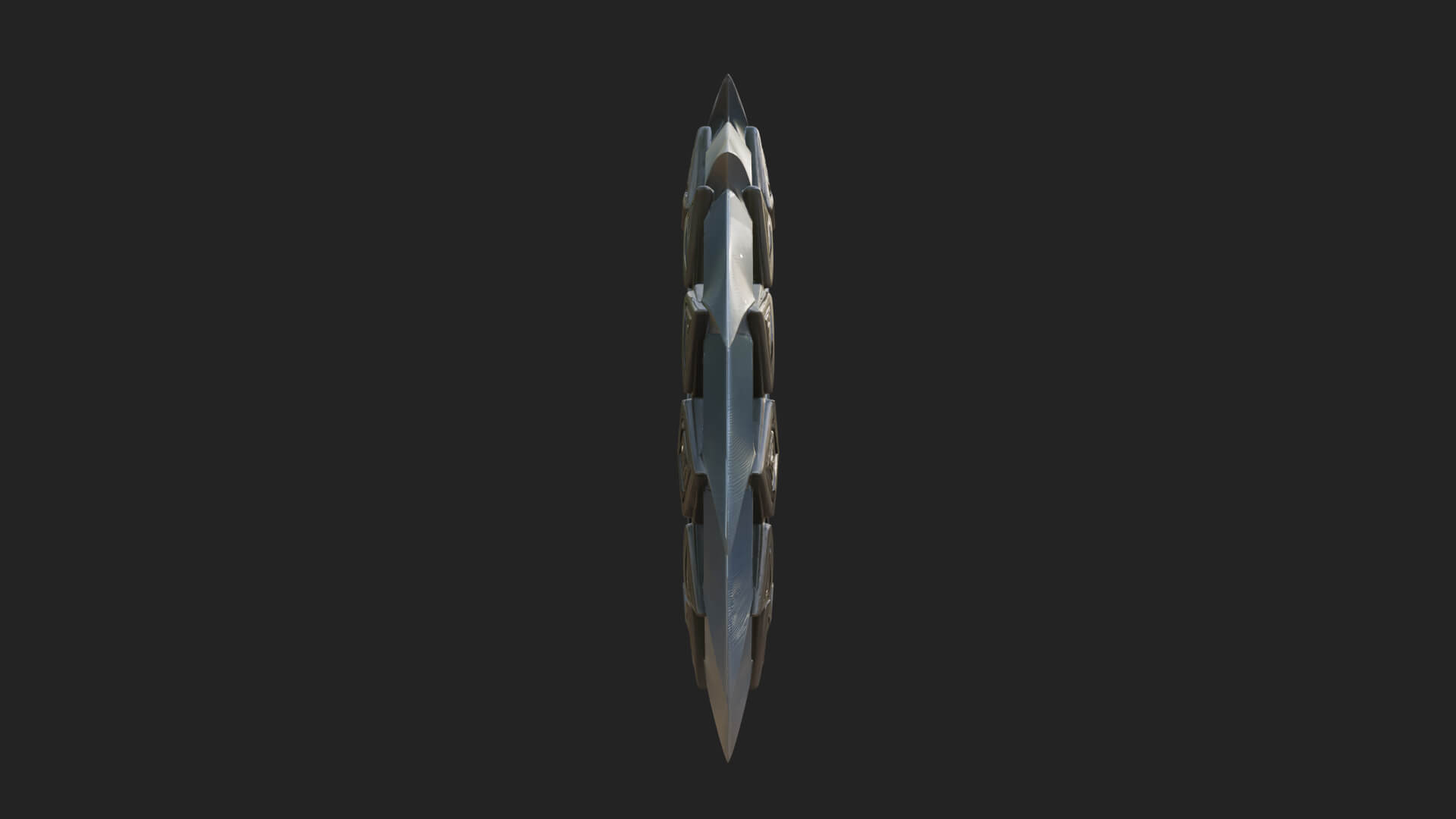 Spiked Ring Blade Model Design 4 3D Print Model 3D Model