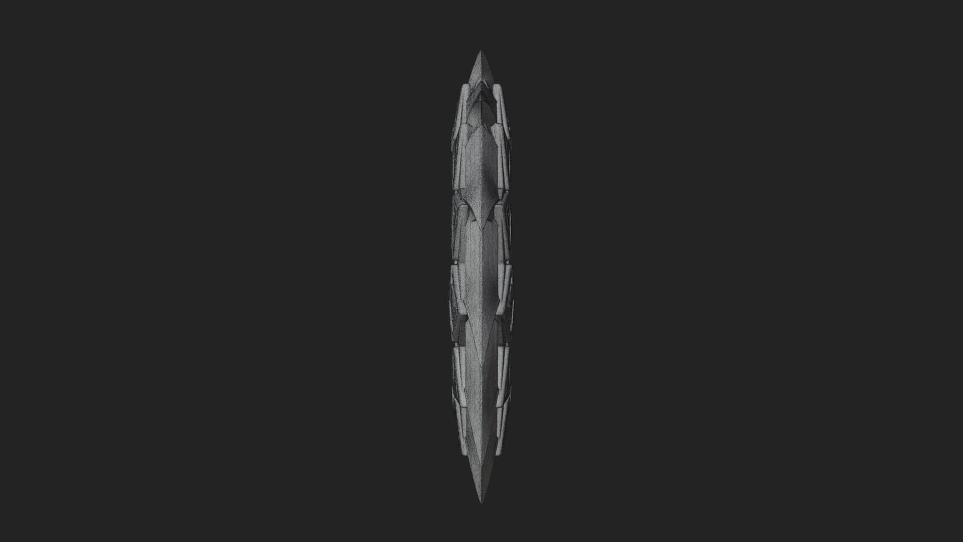 Spiked Ring Blade Model Design 4 3D Print Model 3D Model