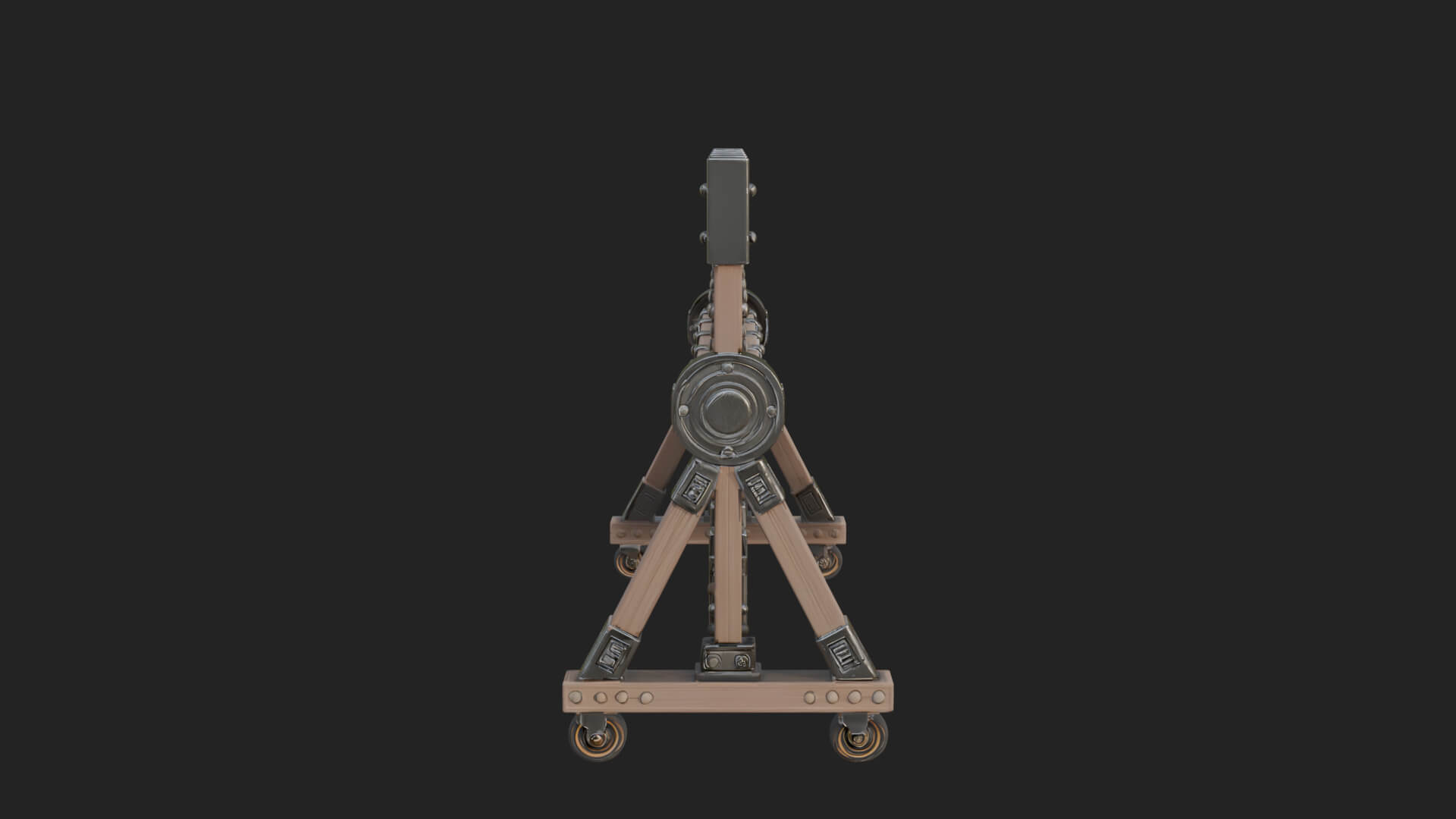 Spiked Siege Barricade Model Design 1 3D Print Model 3D Model